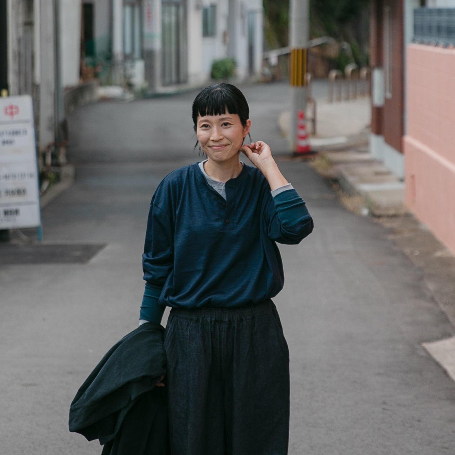 Merino wool<br>henley neck T-shirts<br>No.2623