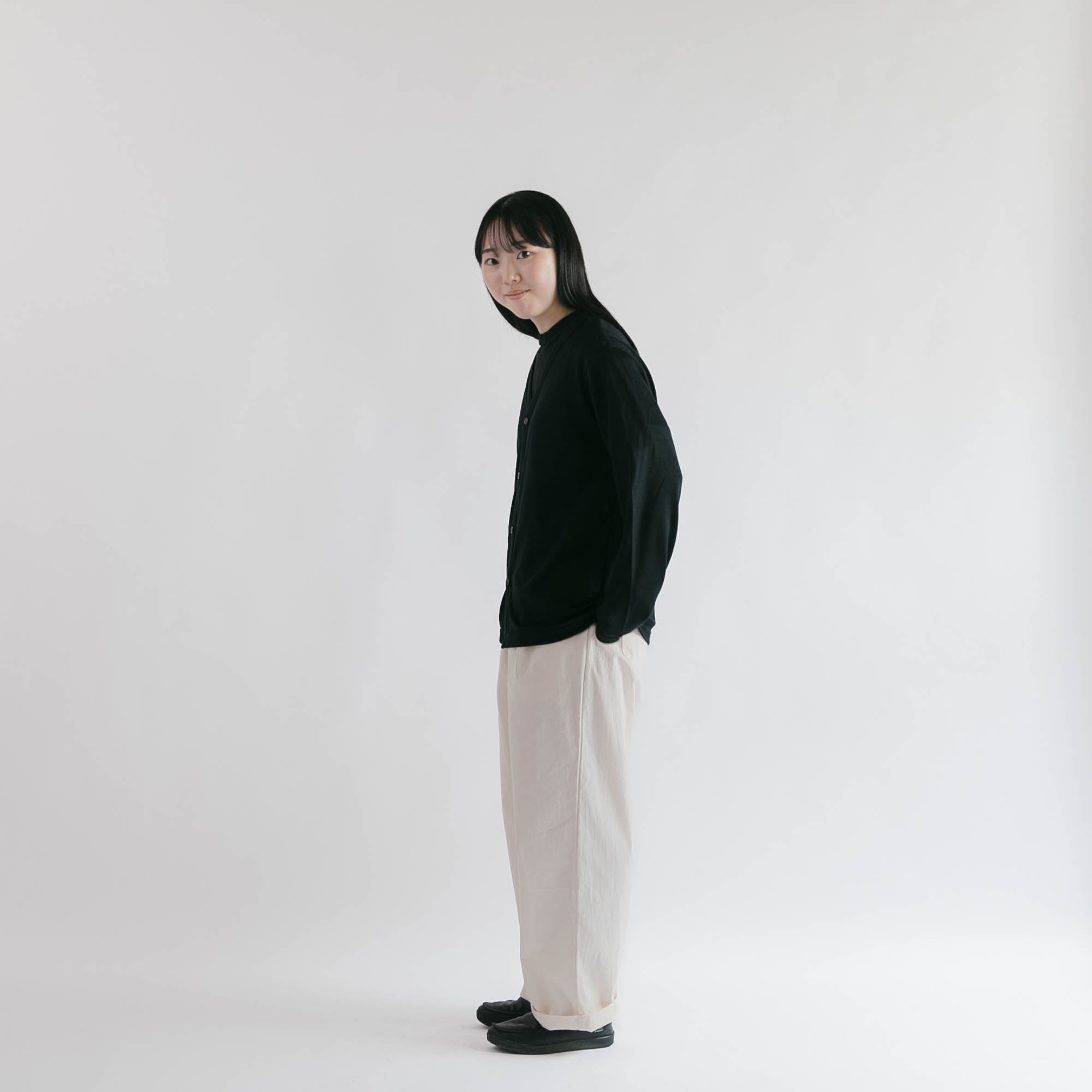 Merino wool<br>Vneck cardigan<br>No.2624