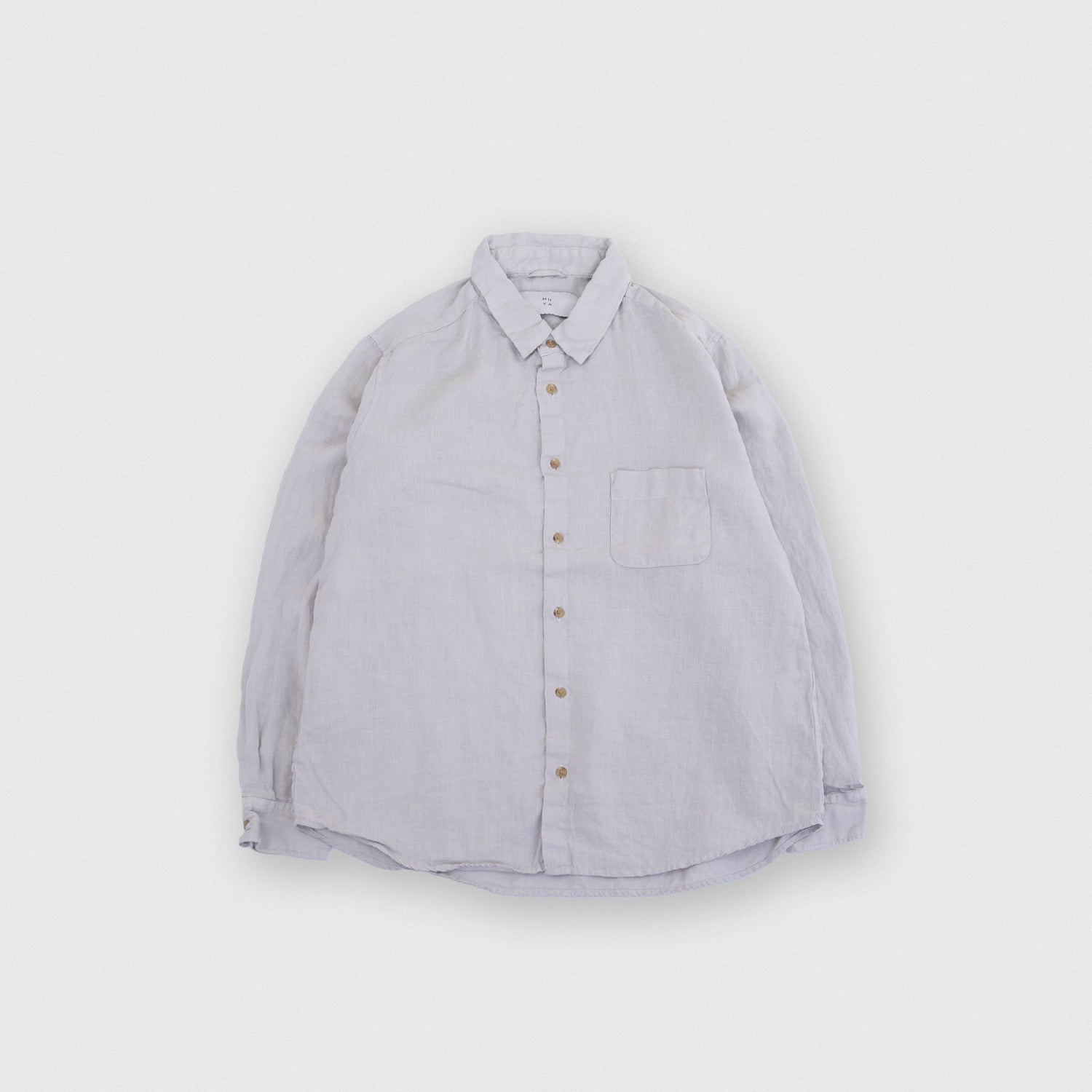 Linen nerd shirts<br>reguler collar<br>No.2652