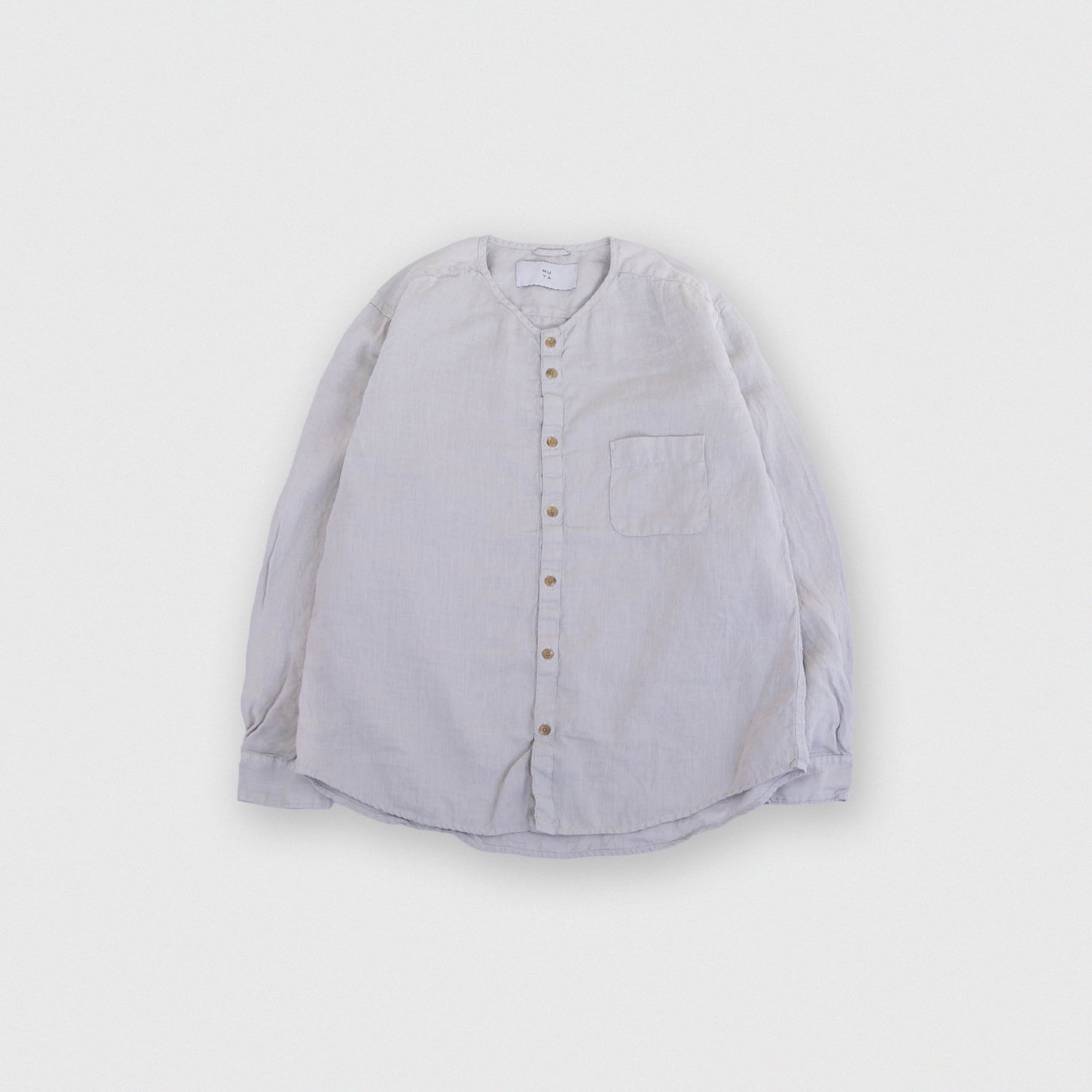 Linen nerd shirts<br>no collar<br>No.2653