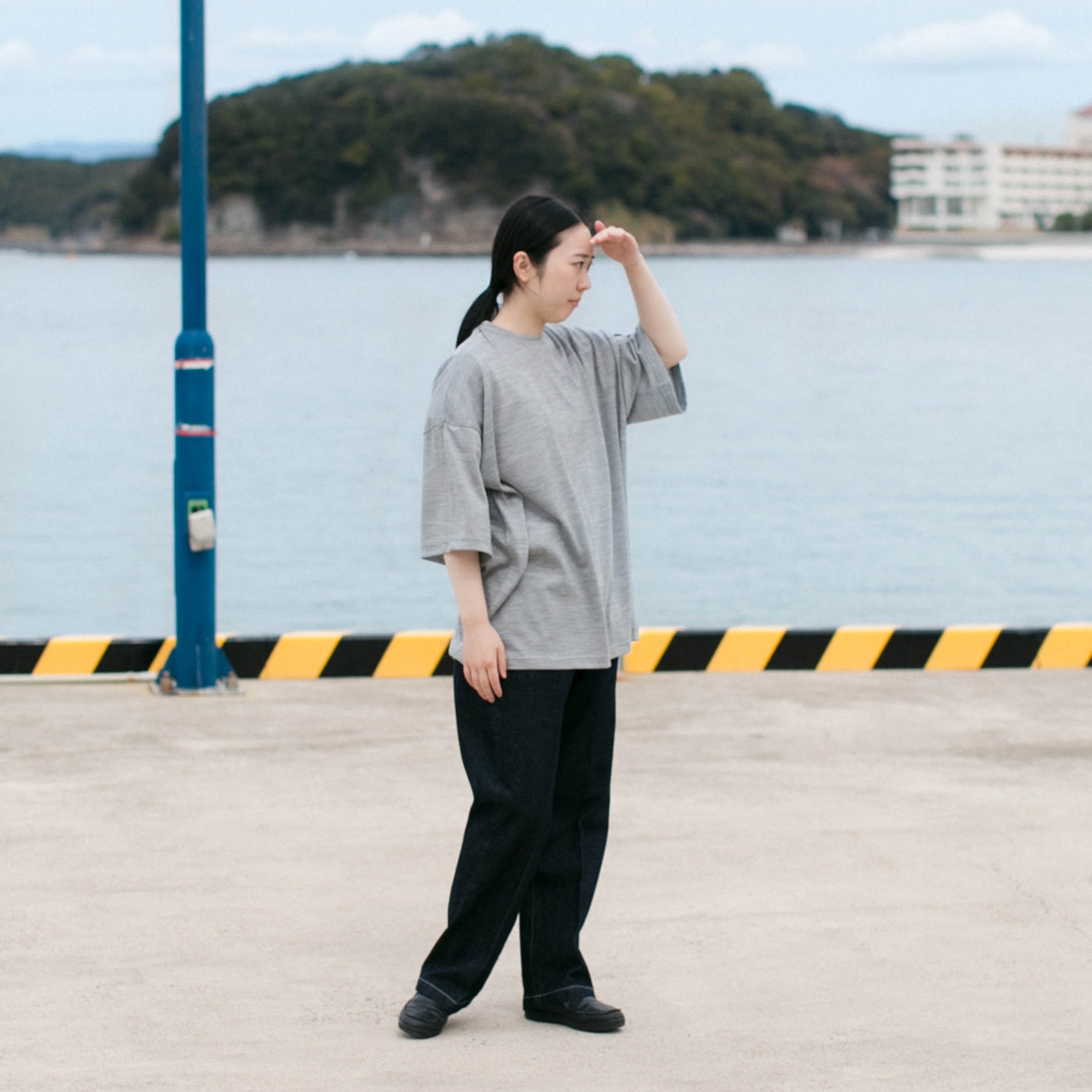Merino wool<br>straight T-shirts<br>No.2657