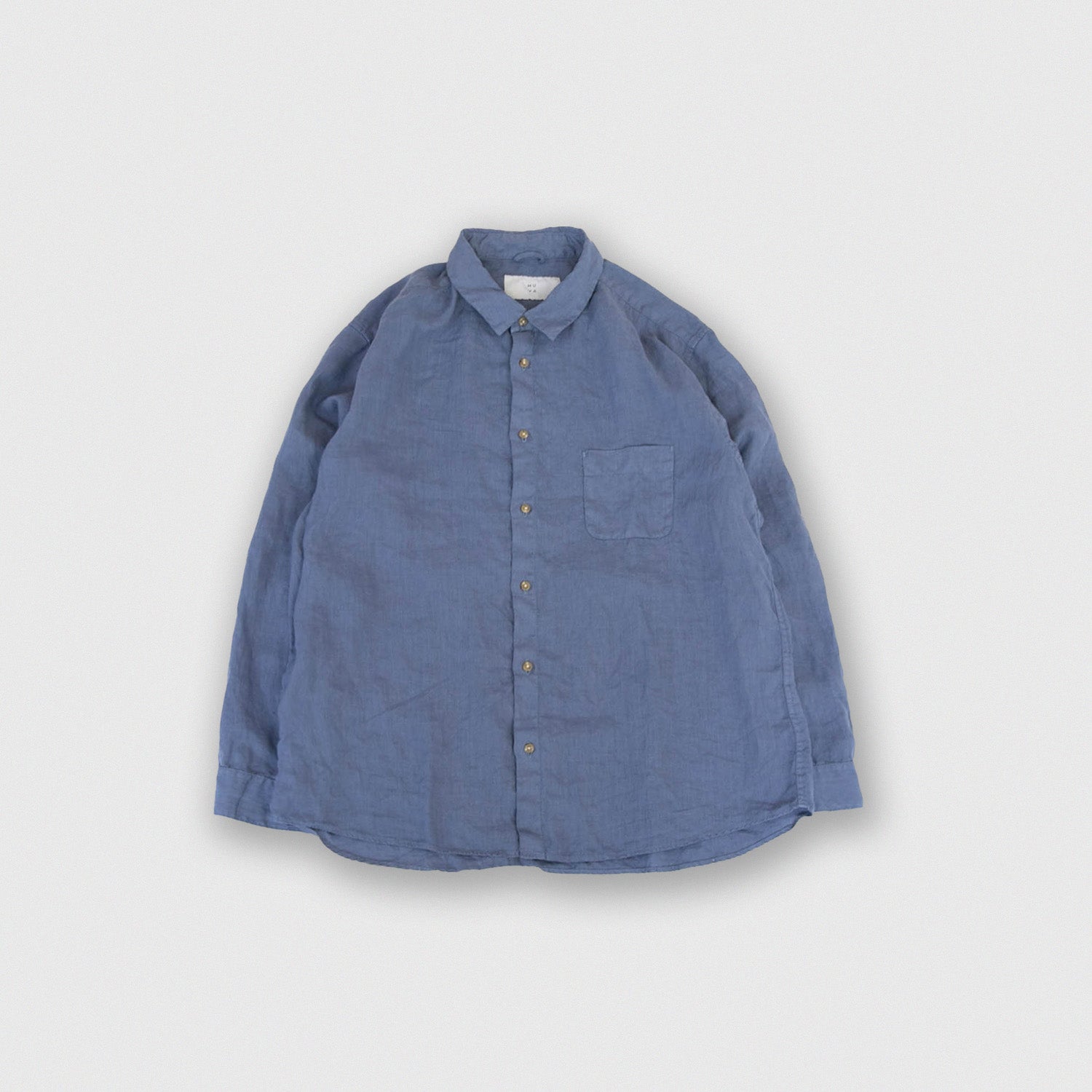 Linen nerd shirts<br>reguler collar<br>No.2652