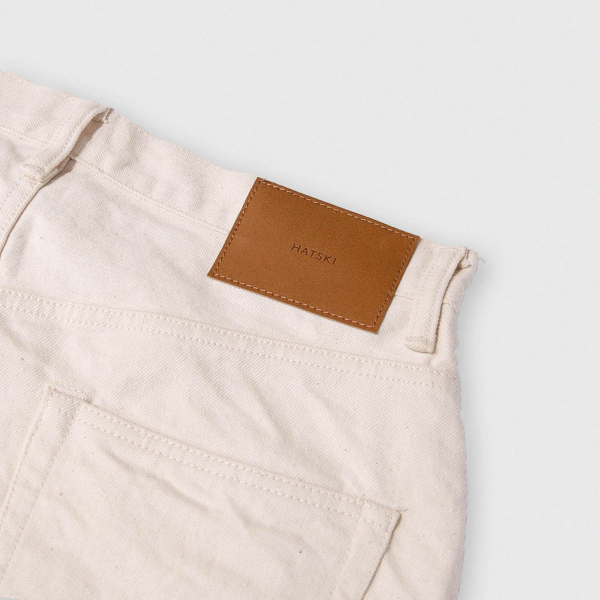 HATSKI<br>DENIM03 Wide Tapered Denim<br>-Ecru-