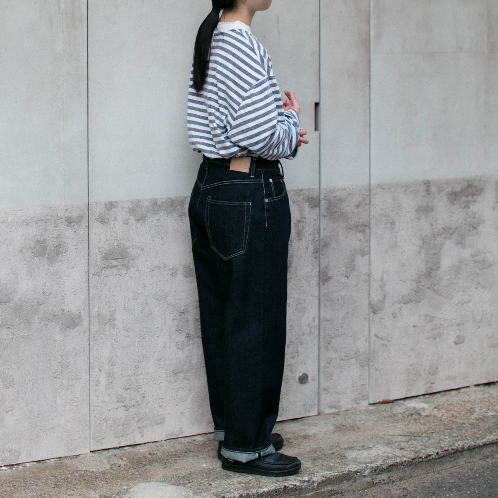 HATSKI<br>Wide Tapered Denim<br>HTK-Denim03