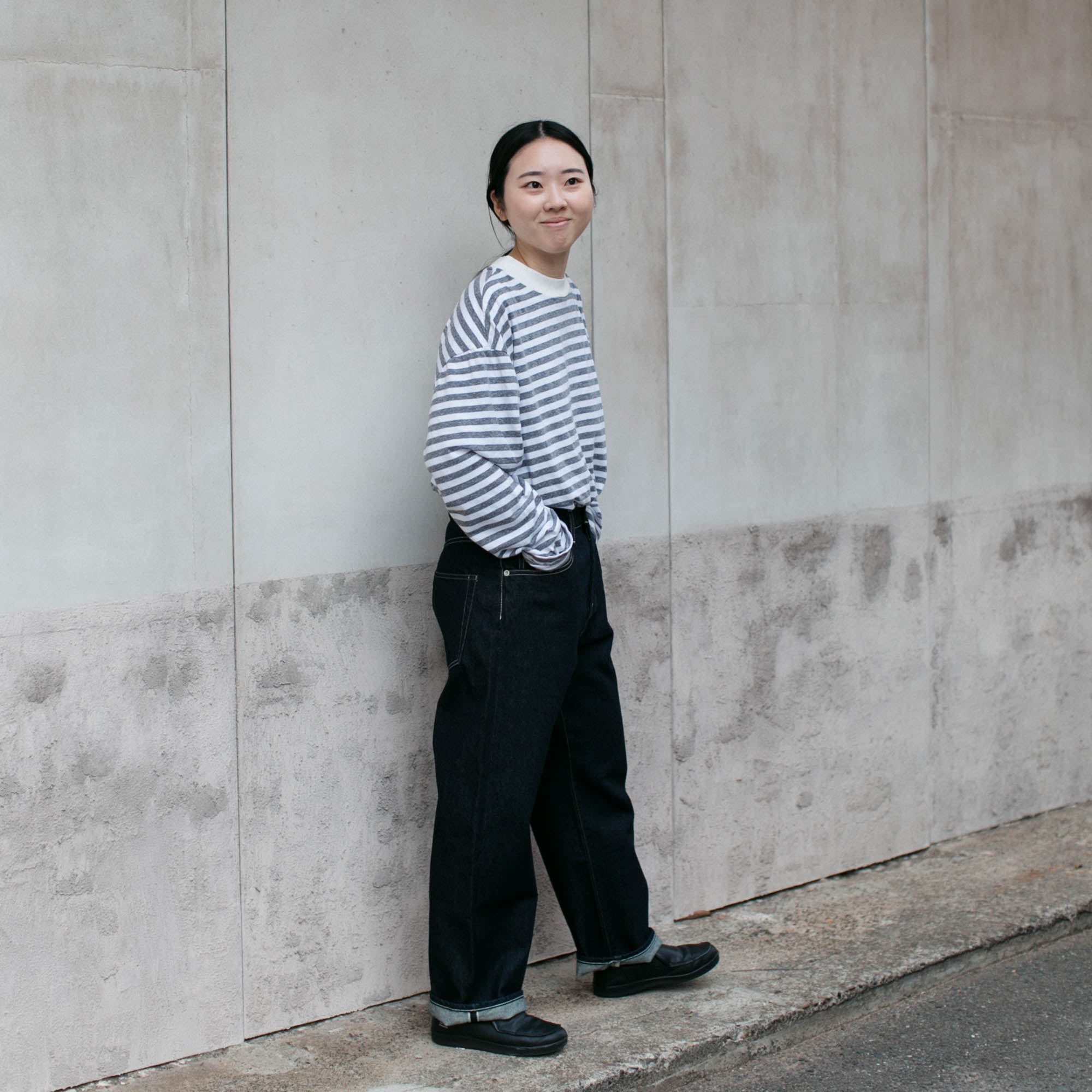 HATSKI<br>Wide Tapered Denim<br>HTK-Denim03