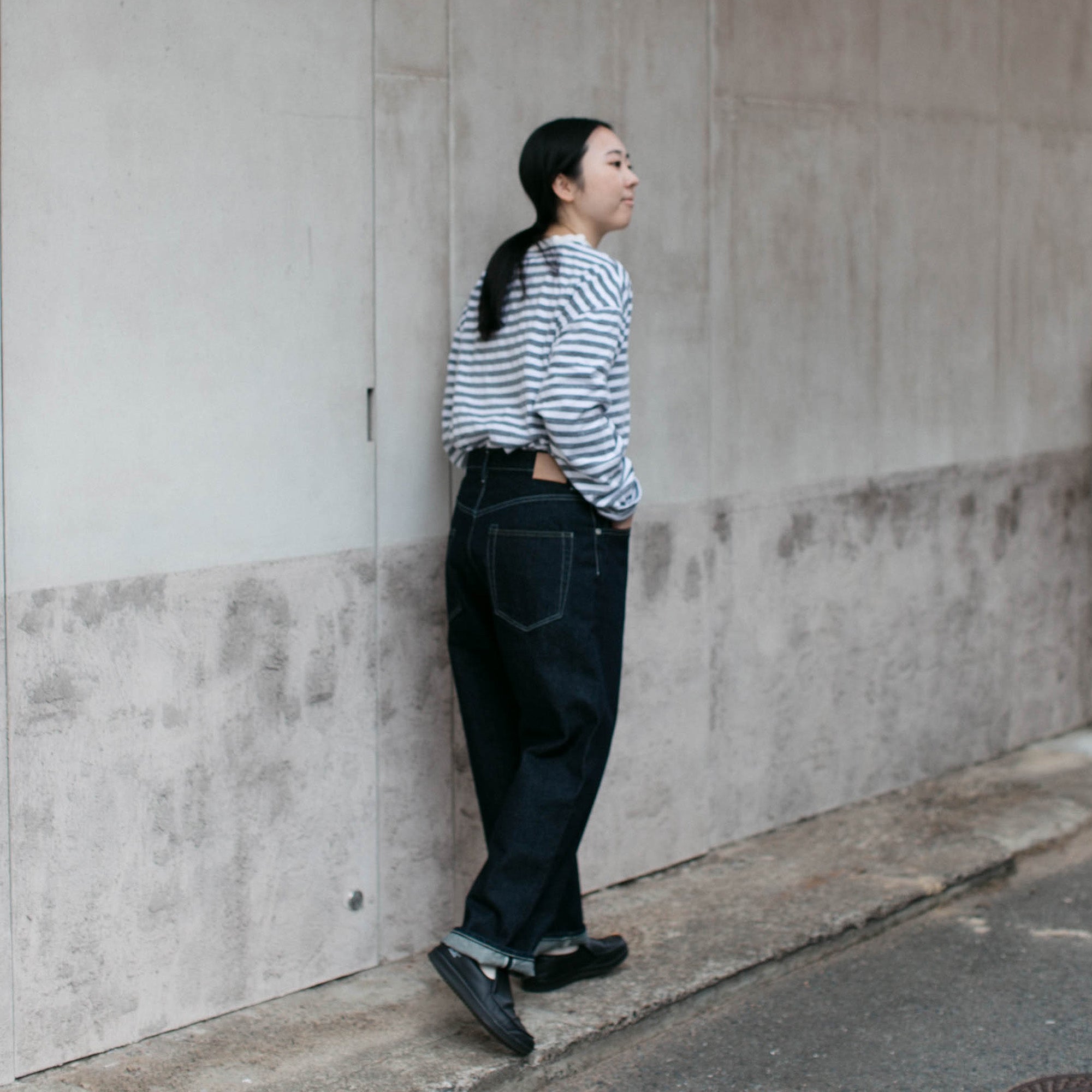 HATSKI<br>Wide Tapered Denim<br>HTK-Denim03