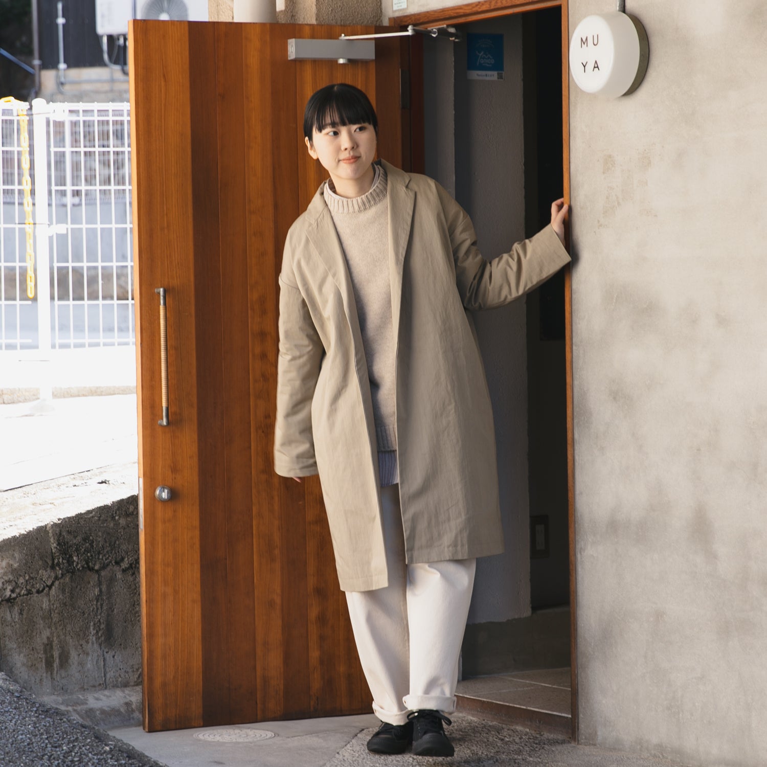 Cotton nylon<br>livery coat<br>tailored collar<br>-lining-<br>No.2531