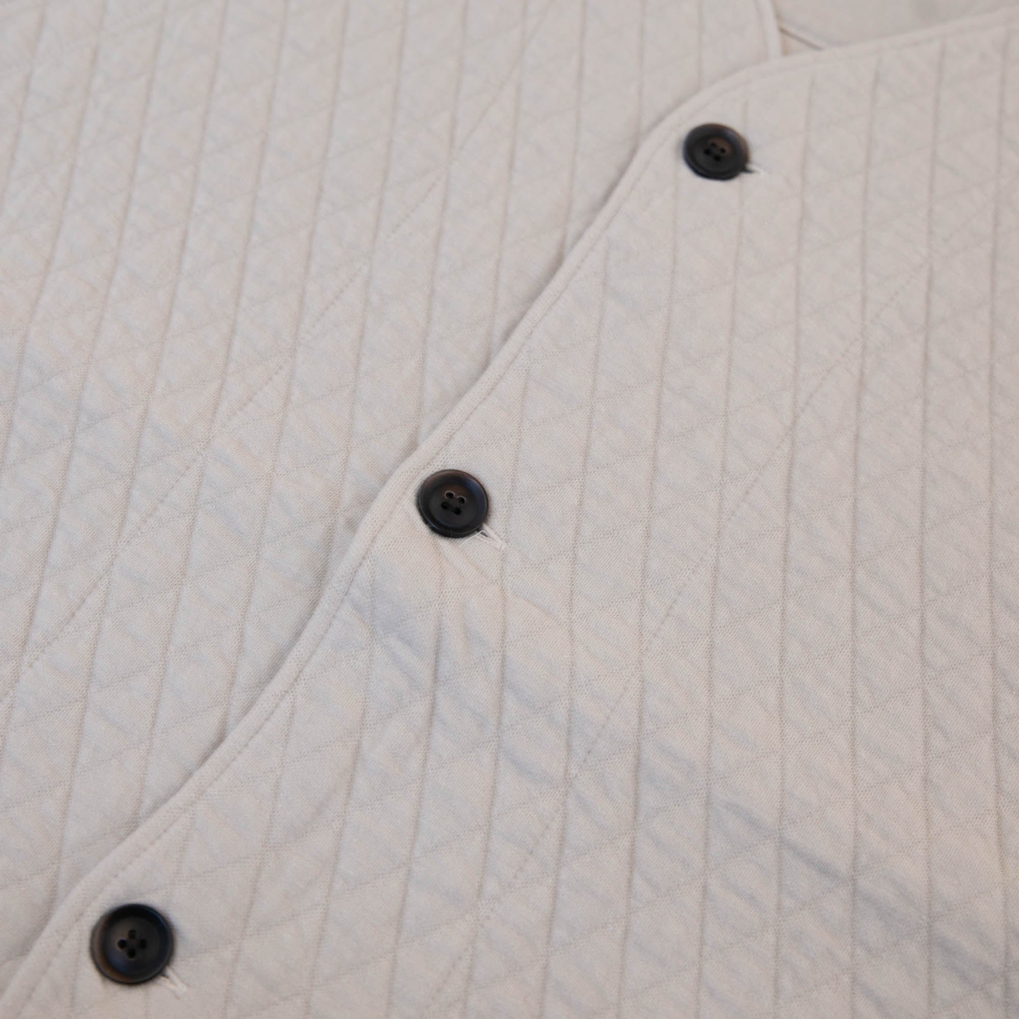 RINEN<br>30/1 オーガニック天竺<br>ダイヤキルティング ベスト<br>No.R17611