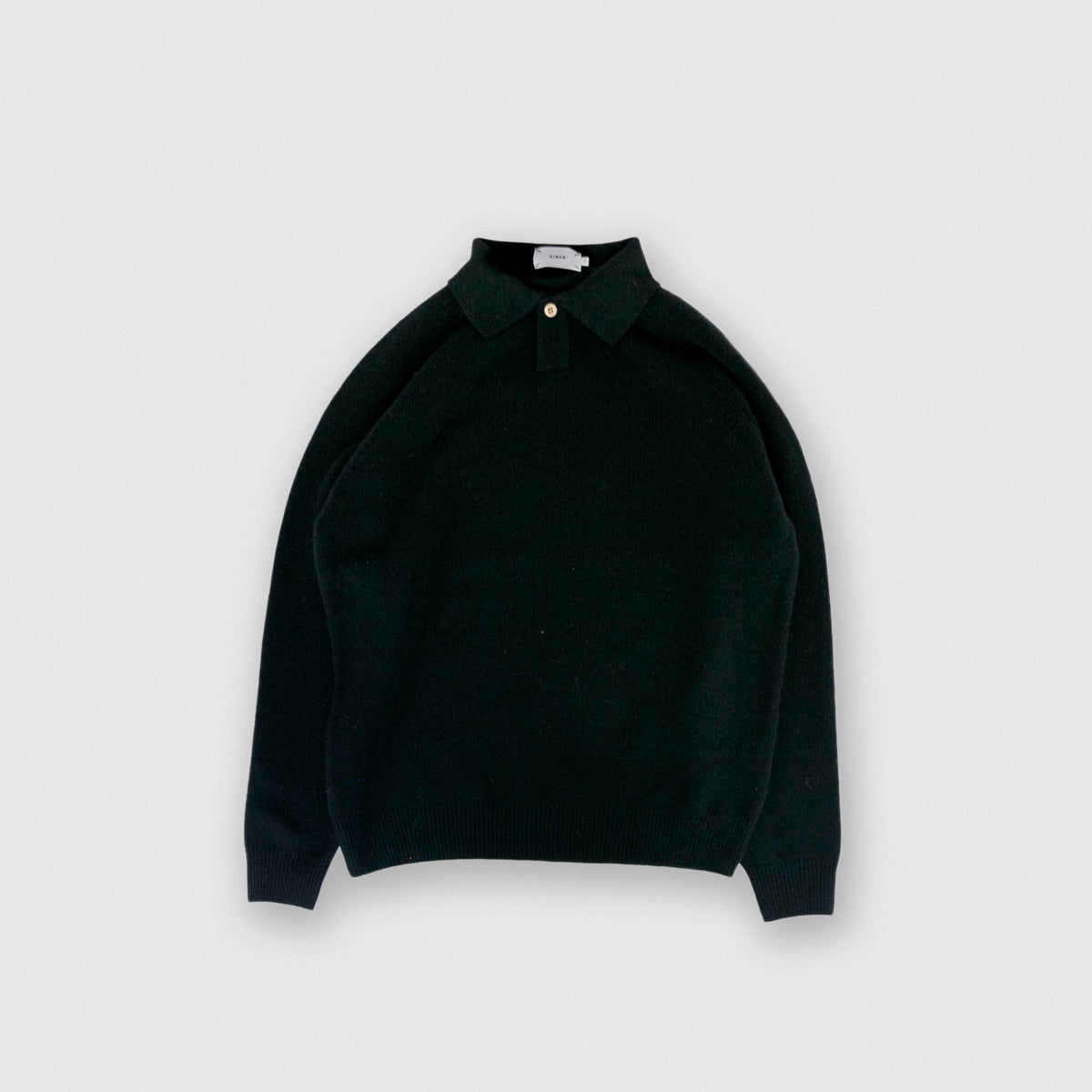 RINEN<br>2/15 ウール天竺編み ポロ<br>No.R17781
