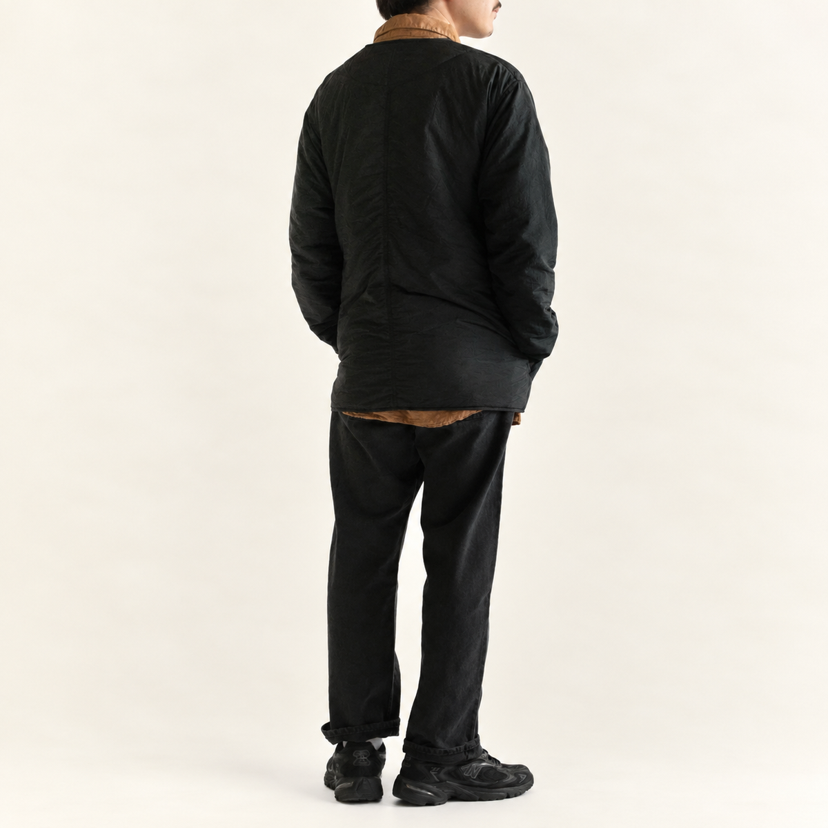 RINEN<br>ナイロンタフタ<br>(中綿ボンディング)<br>ポータブルカーディガン<br>No.R27709