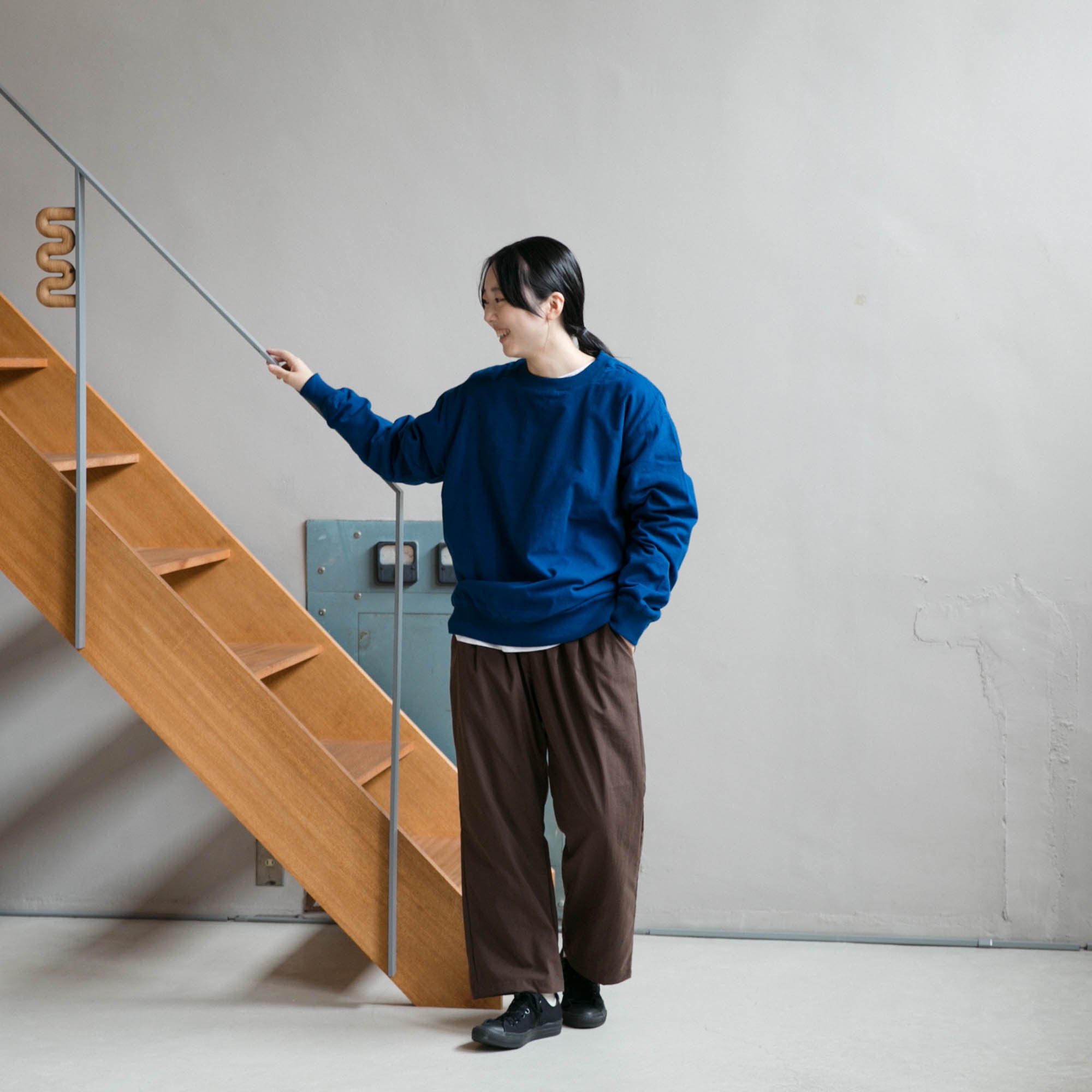 Nylon relax pants<br>No.2425