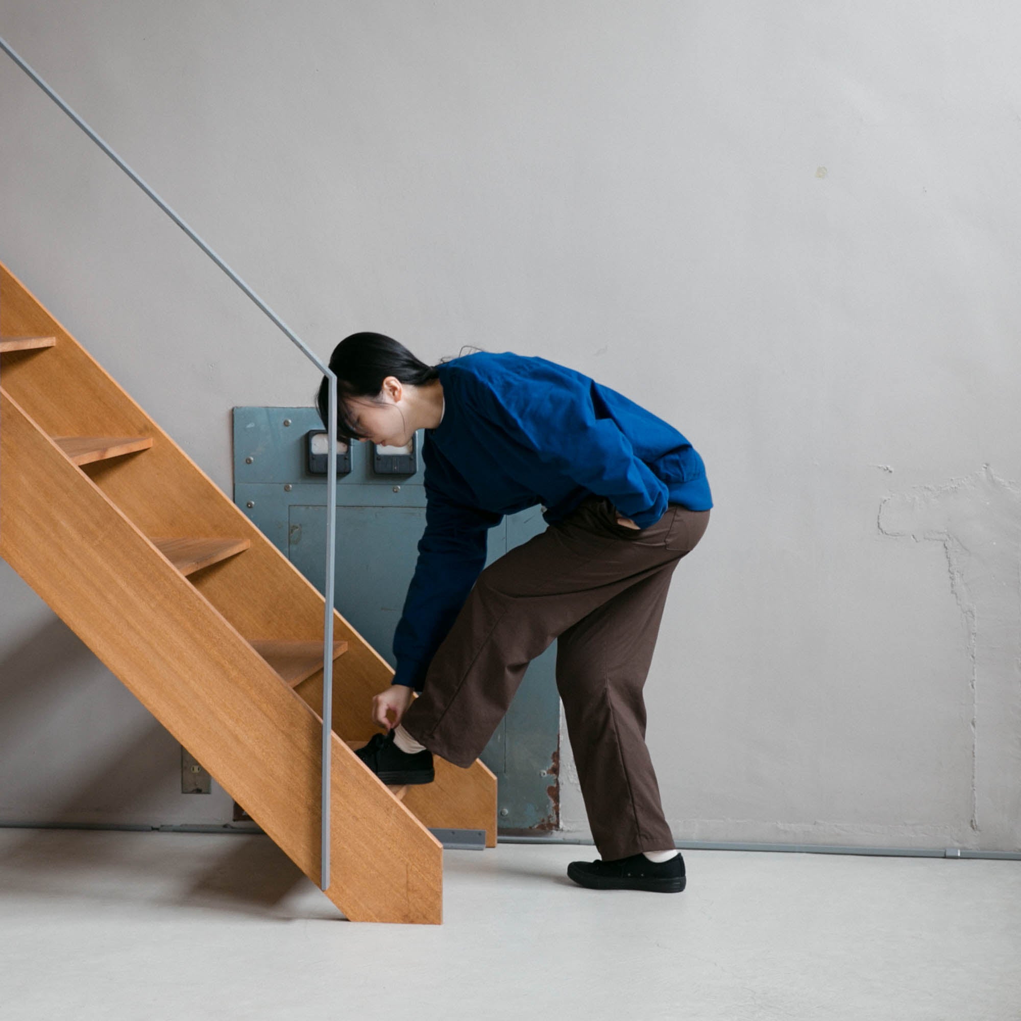 Nylon relax pants<br>No.2425