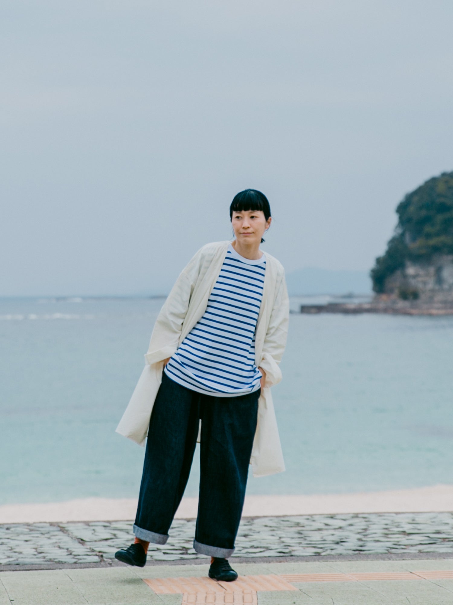 RINEN<br>10オンス<br>ノットインディゴデニム<br>リラックスパンツ<br>No.R47710