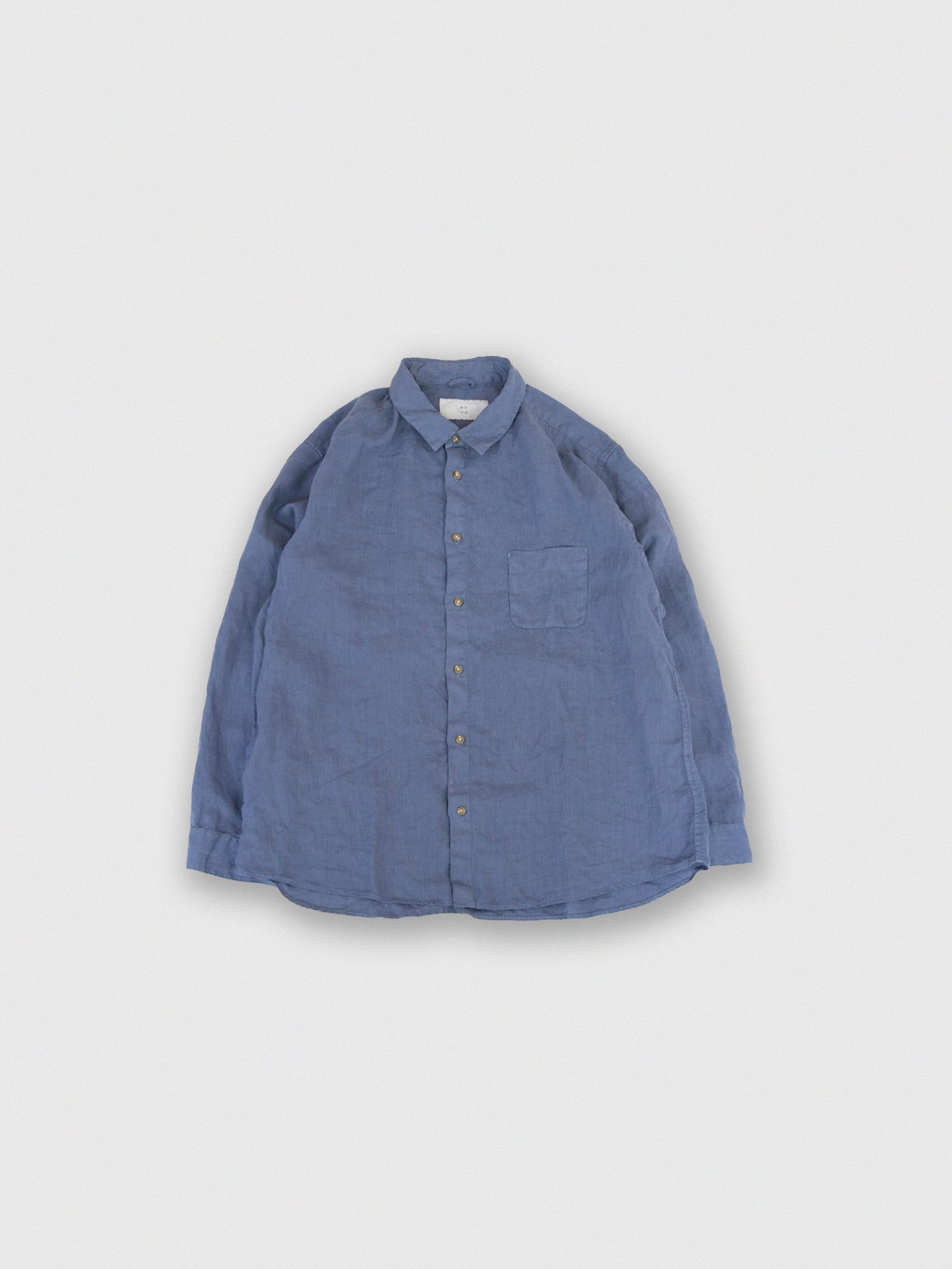 Linen nerd shirts<br>reguler collar<br>No.2652