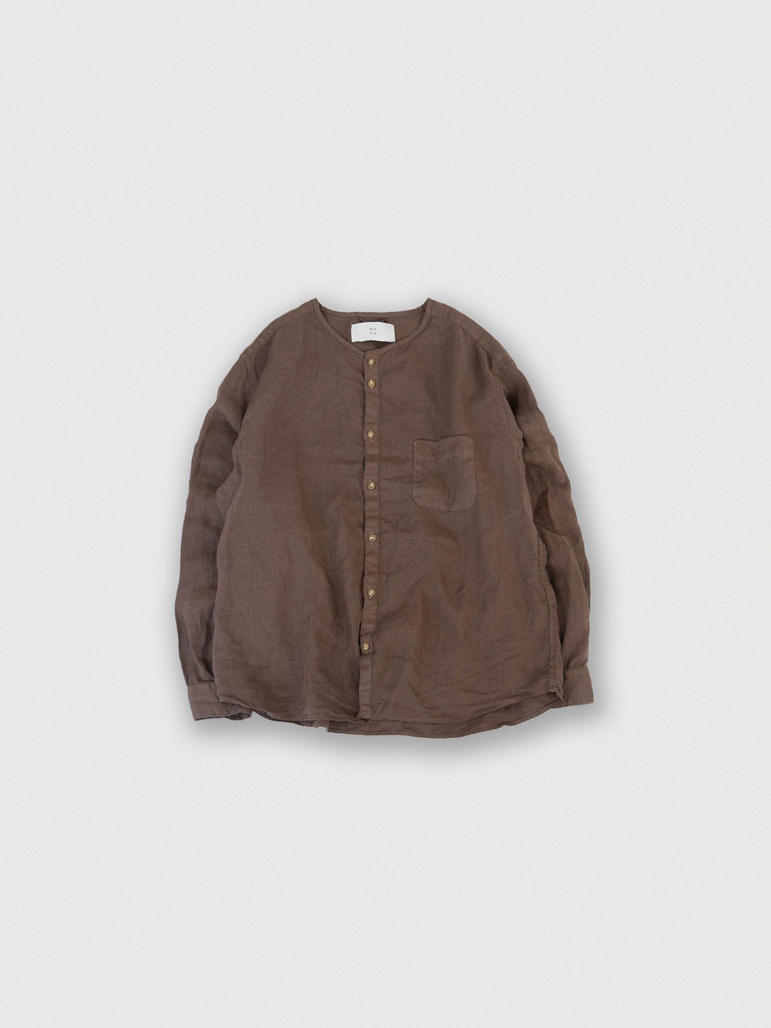 Linen nerd shirts<br>no collar<br>No.2653