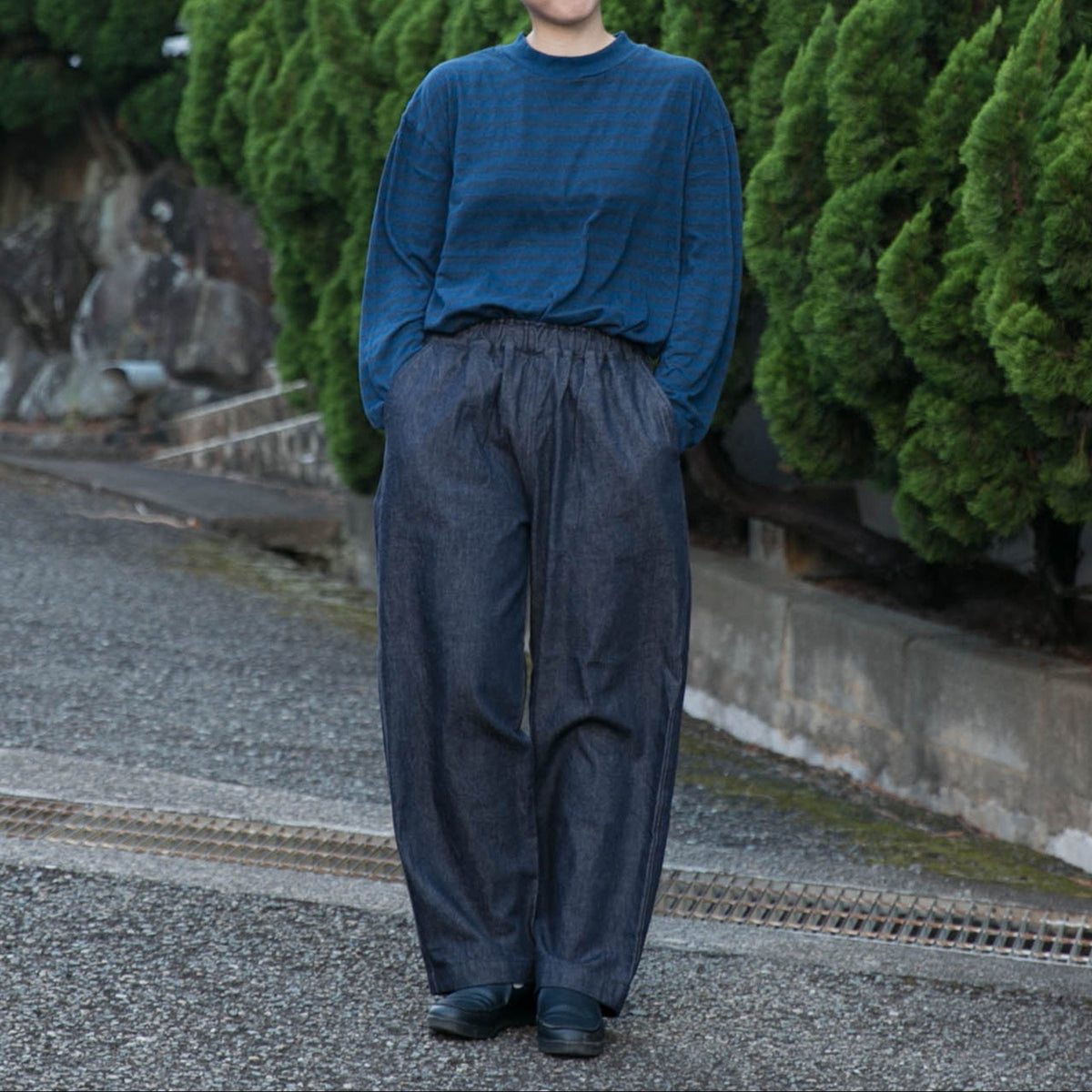 RINEN<br>10オンス<br>ノットインディゴデニム<br>リラックスパンツ<br>No.R47710