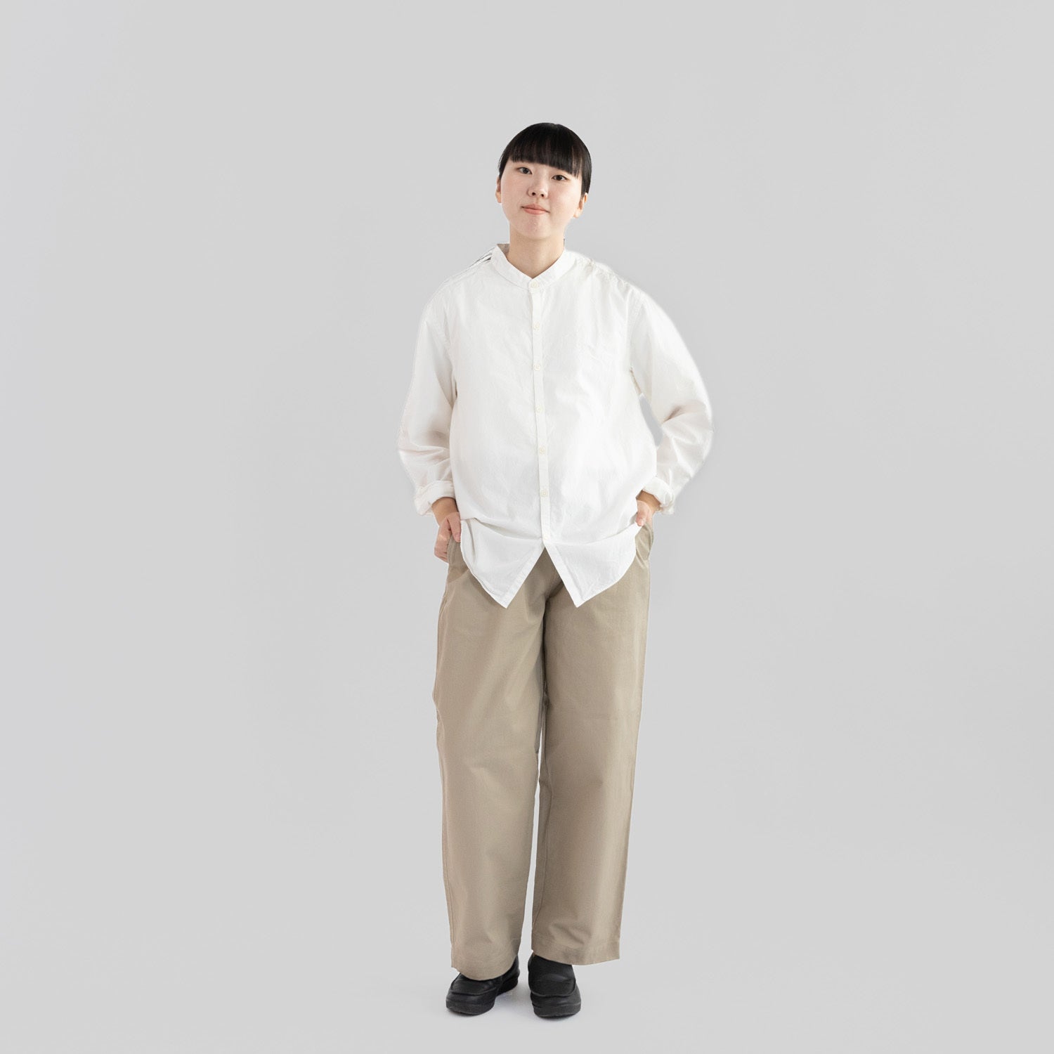 40/1 Atelier shirts relax stand collar No.1922