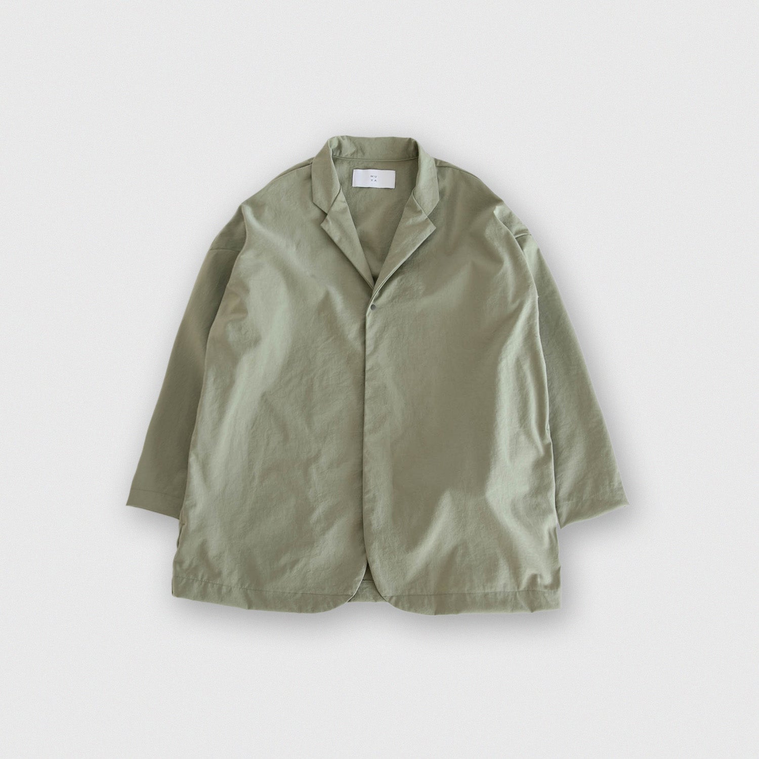 Nylon round cardigan<br>tailored collar<br>No.2560