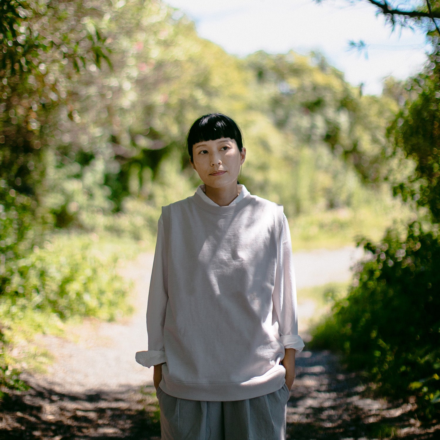 Cotton pullover vest<br>No.2426