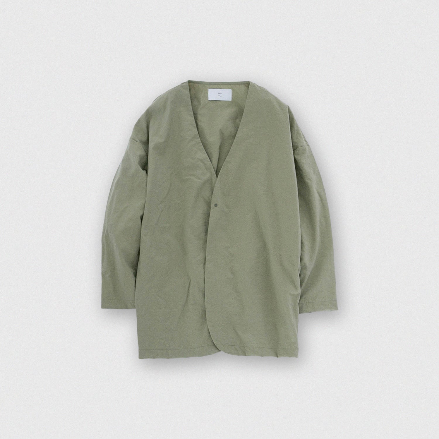 Nylon round cardigan<br>No.2424