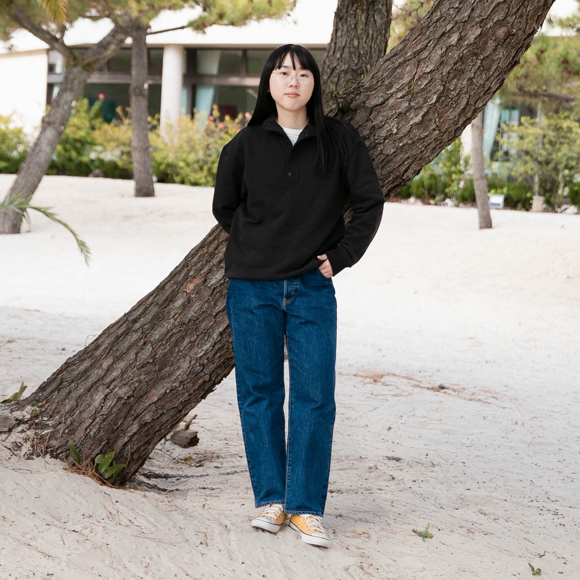 Half button pullover<br>No.2545