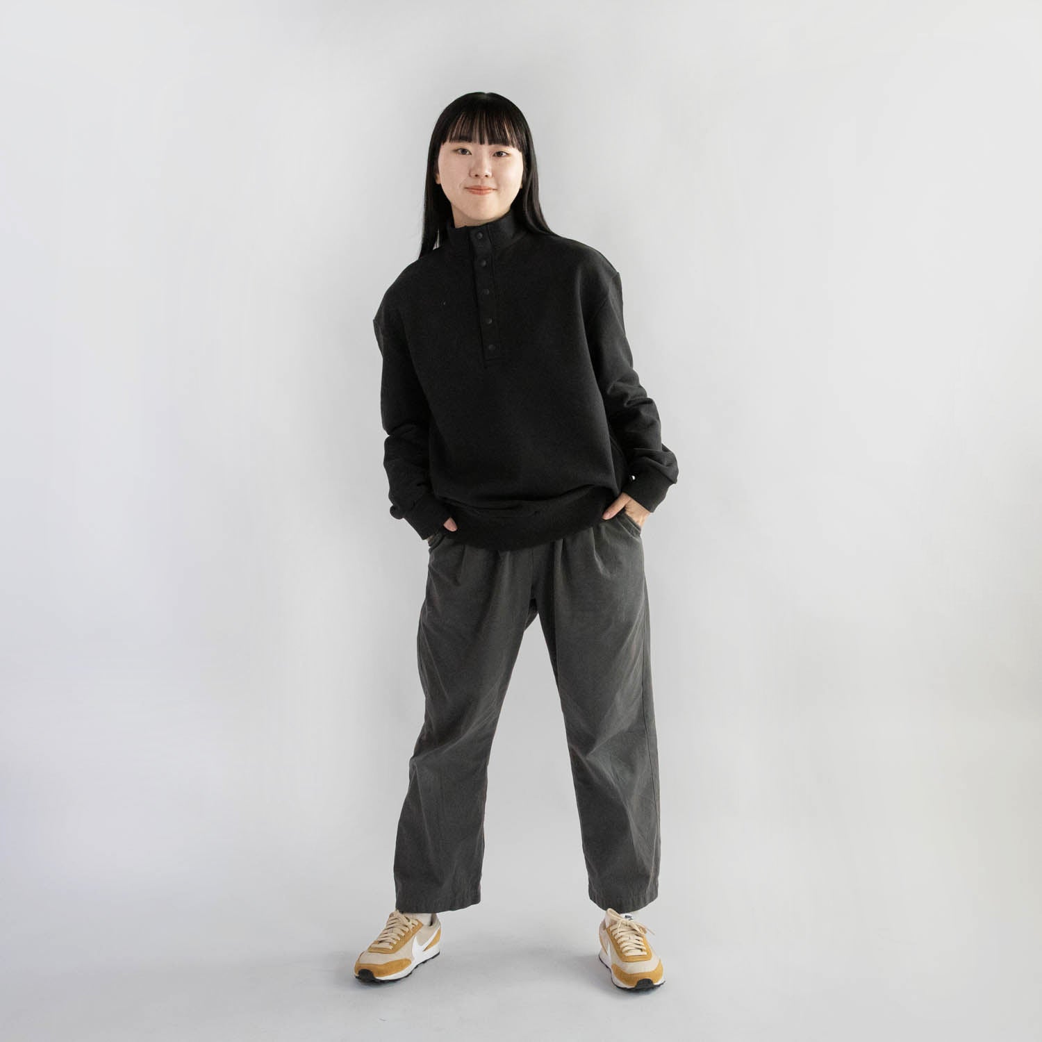 Half button pullover<br>No.2545