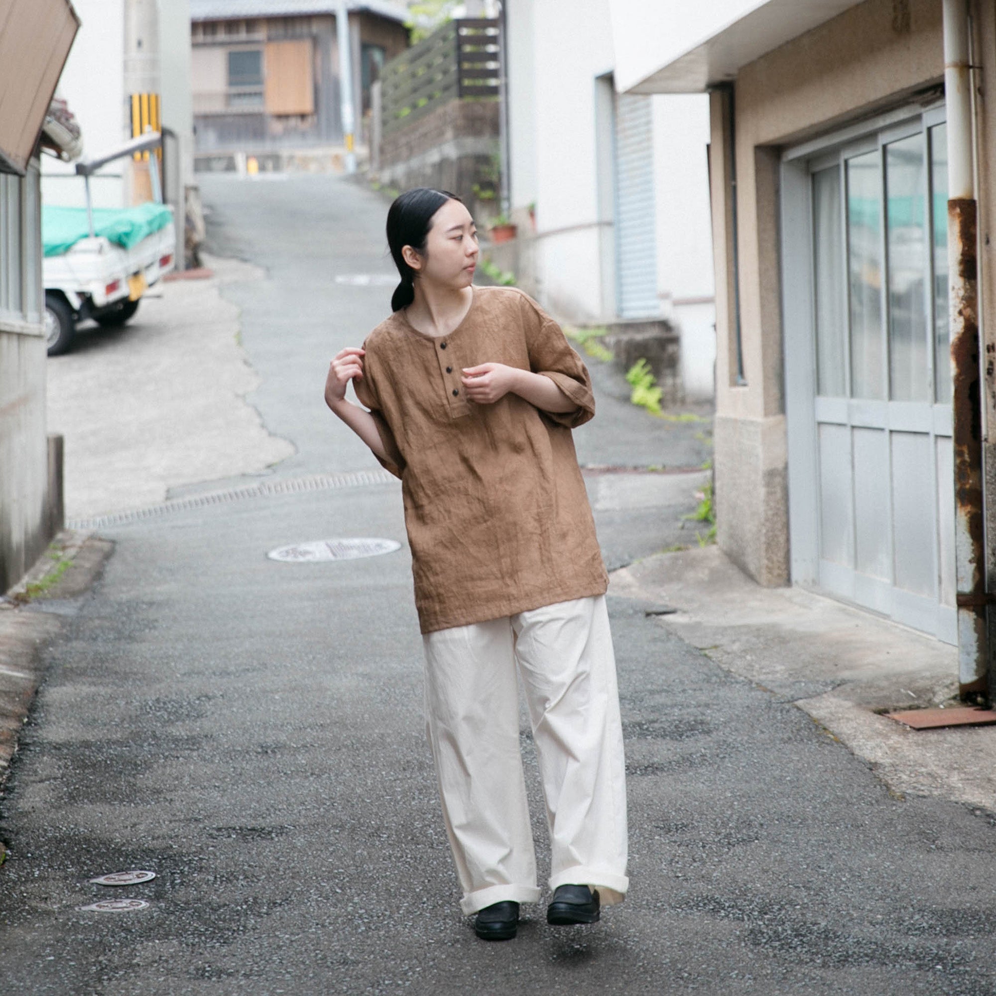 Relax semiwide pants<br>No.2561