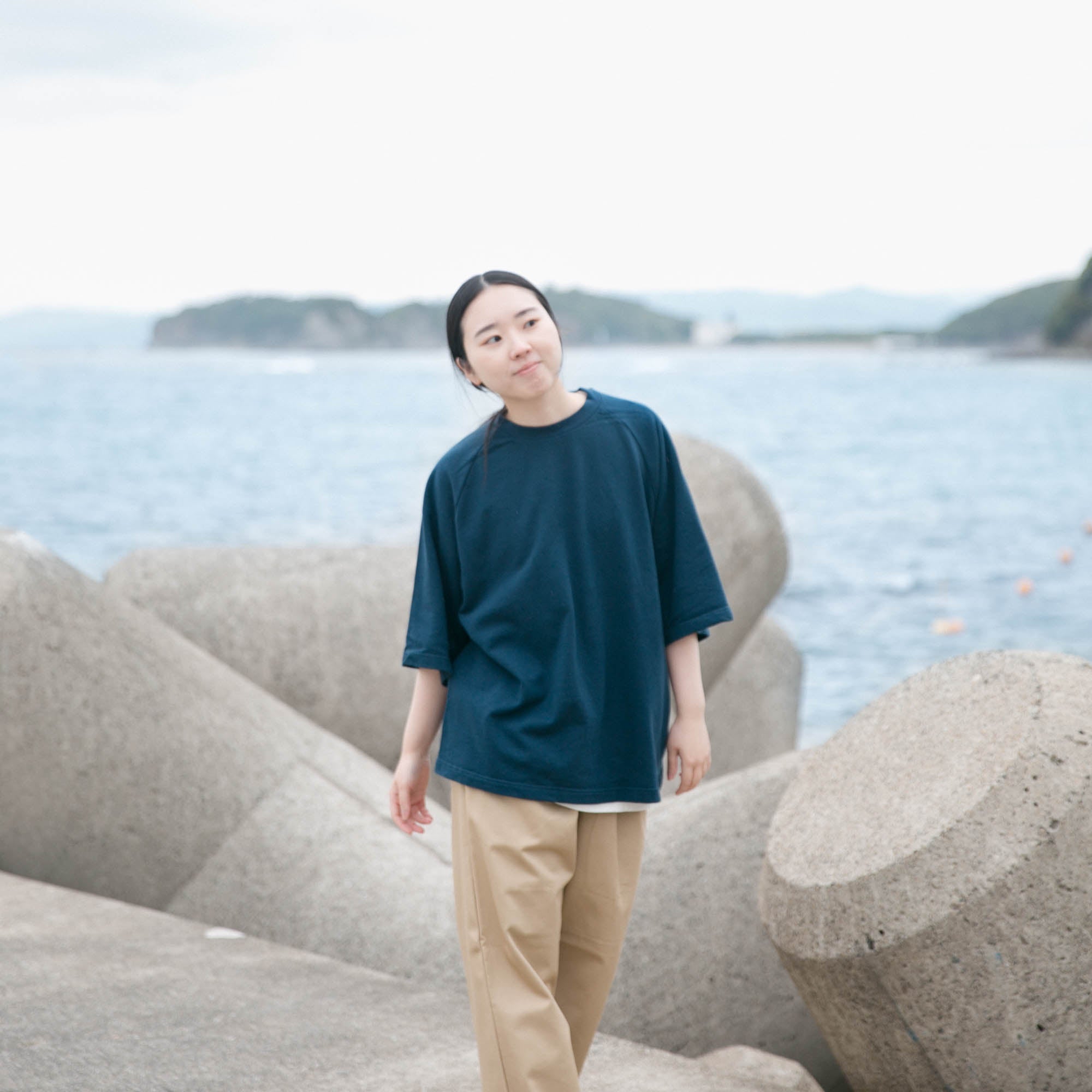 Raglan sleeve<br>straight T-shirts<br>No.2081