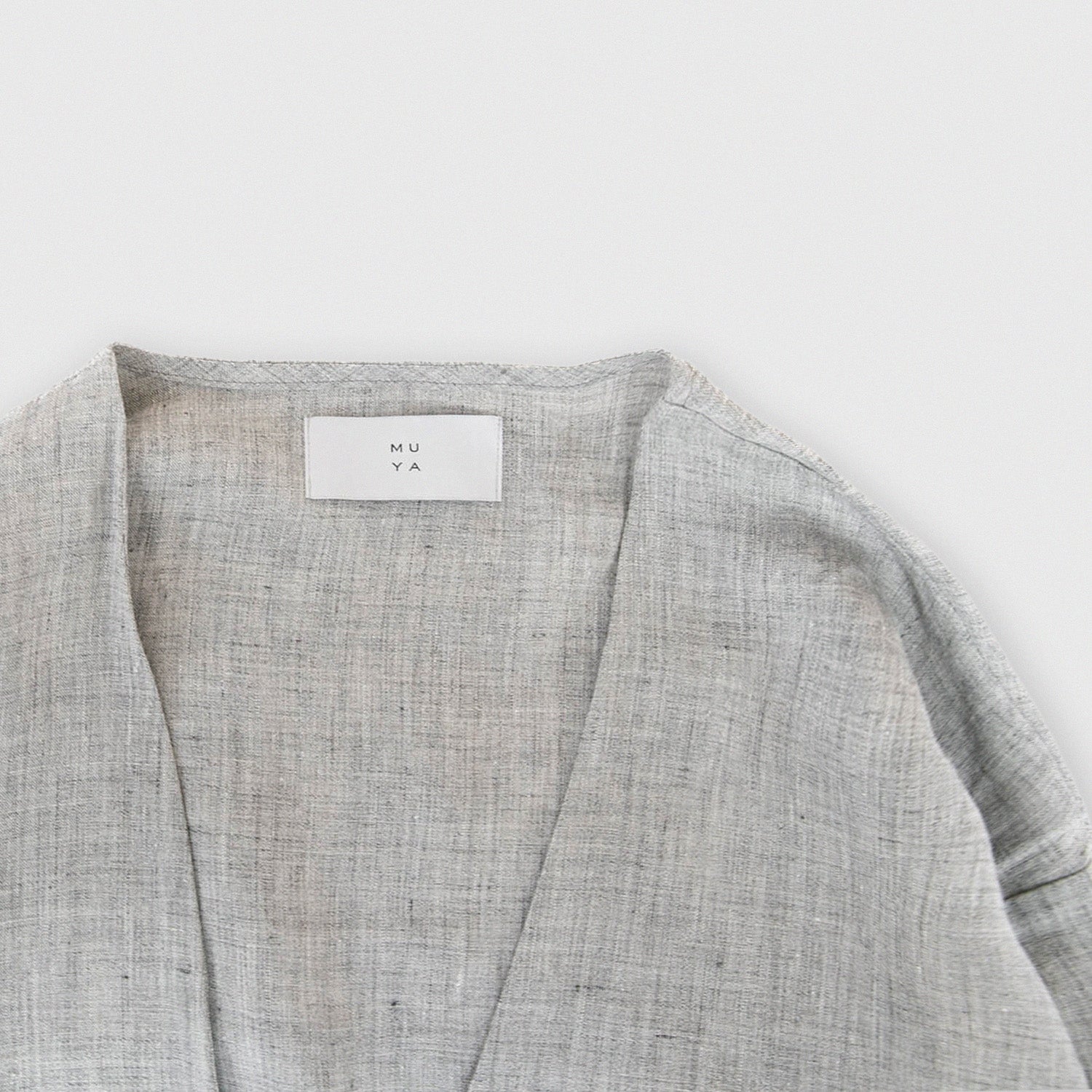 Linen relax cardigan<br>No.2203-A