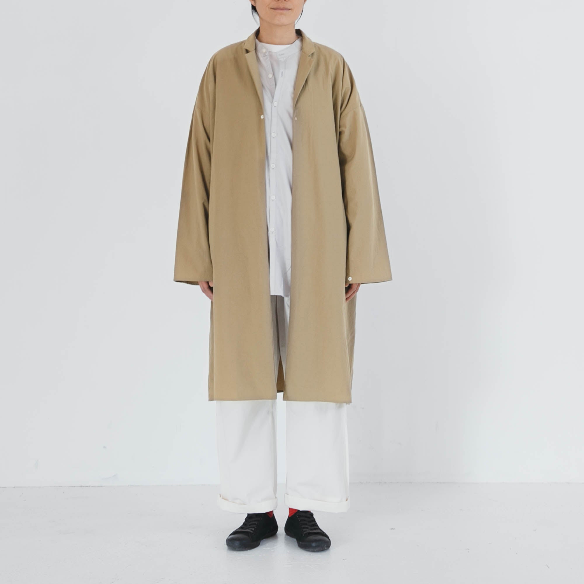 Nylon livery coat<br>tailored collar<br>No.2213