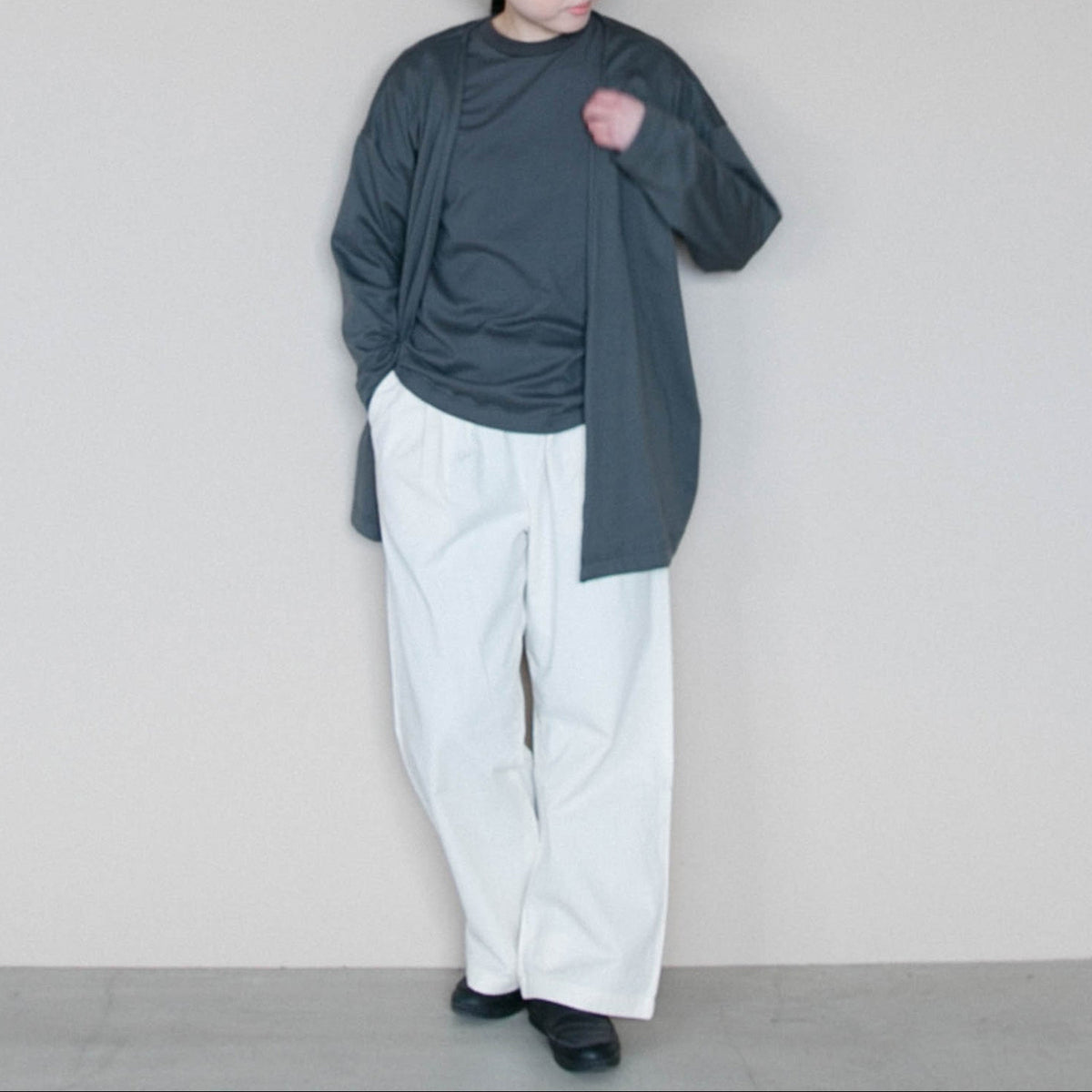 Cotton relax cardigan<br>No.2215