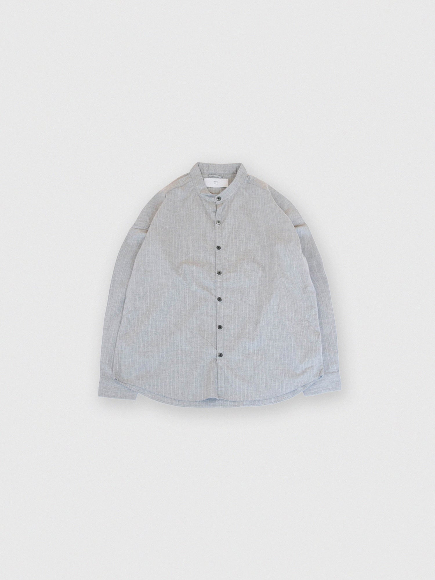Drop shoulder atelier shirts<br>stand collar<br>No.2304-A