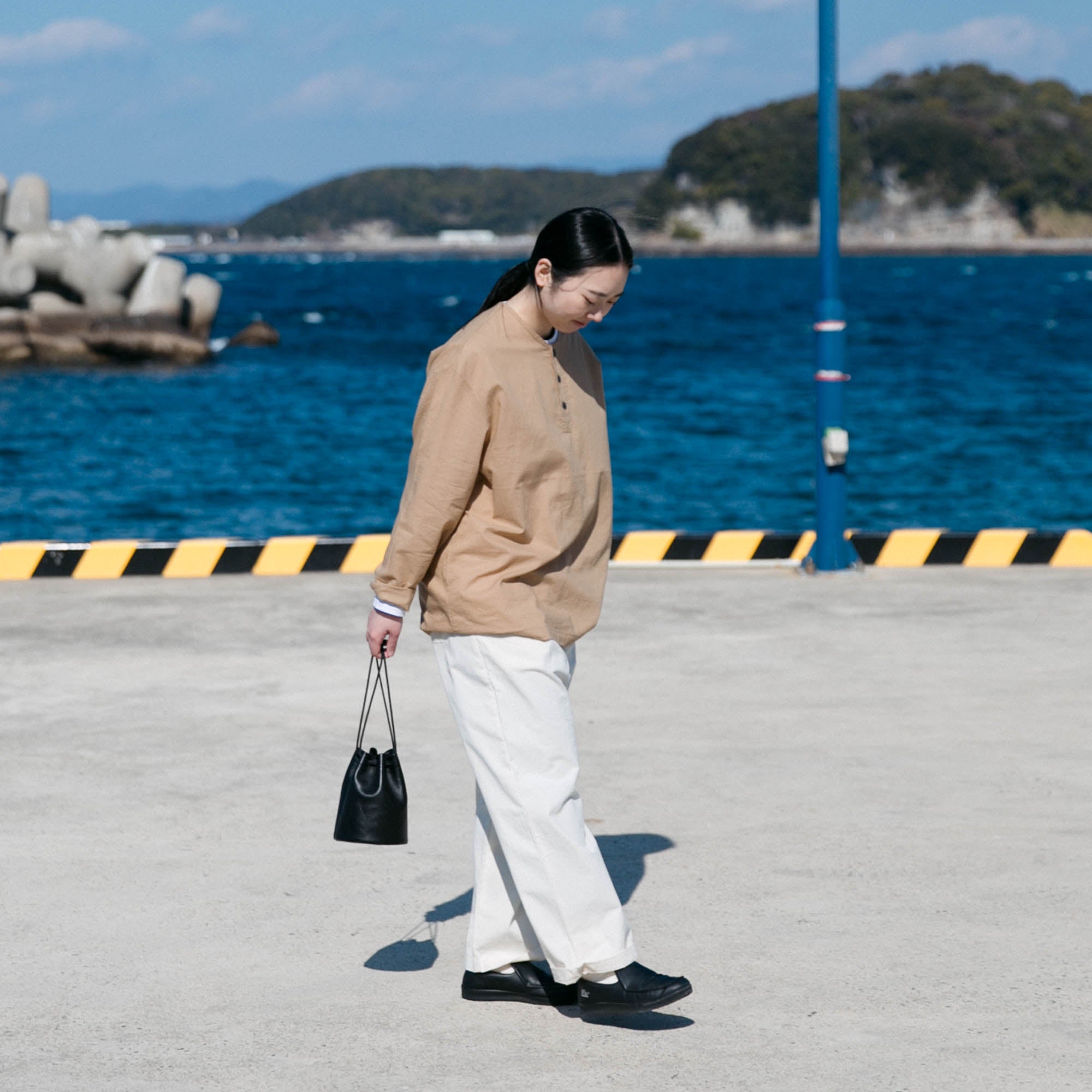 Henley neck<br>long sleeve<br>No.2421