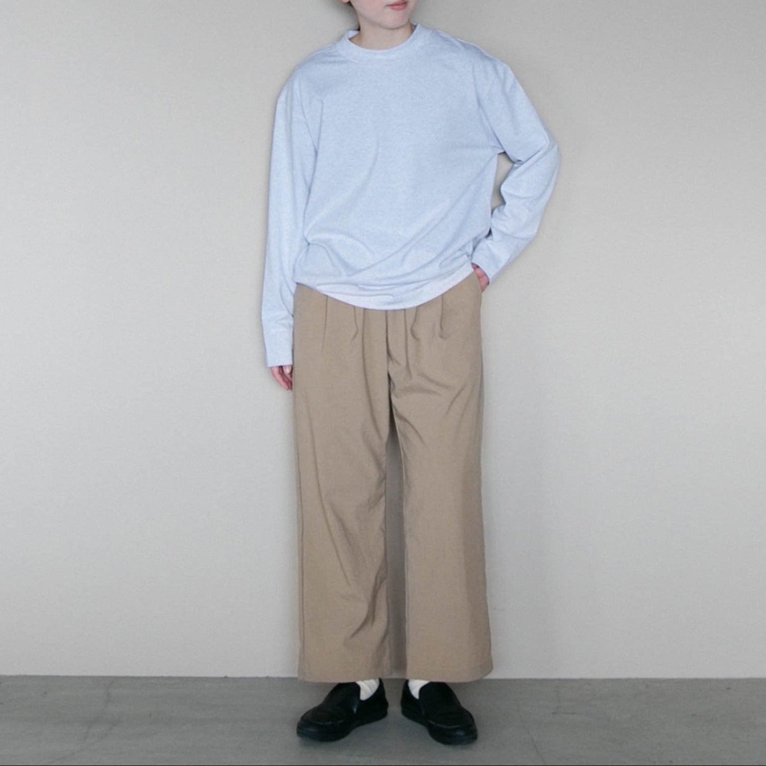 Nylon relax pants<br> No.2425