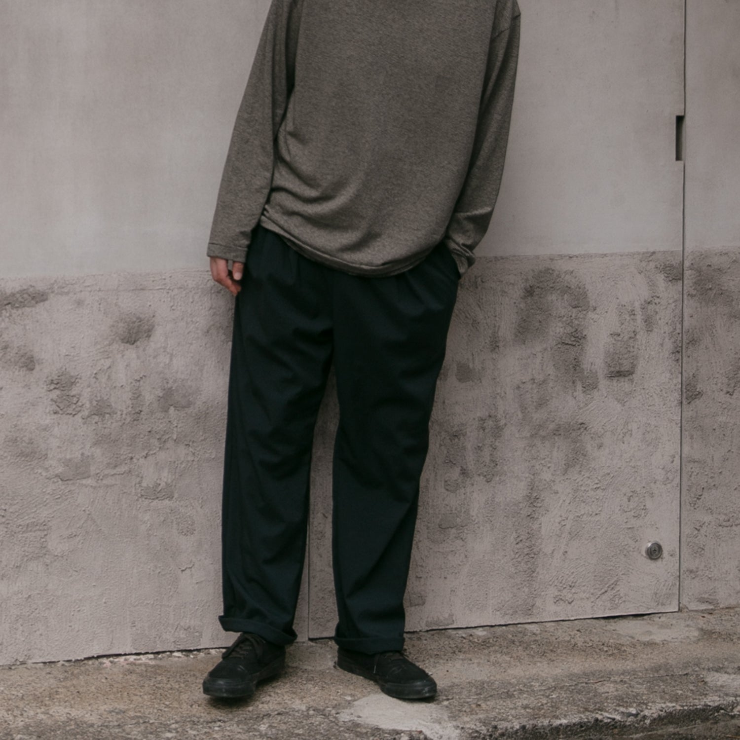 Nylon relax pants<br>No.2425