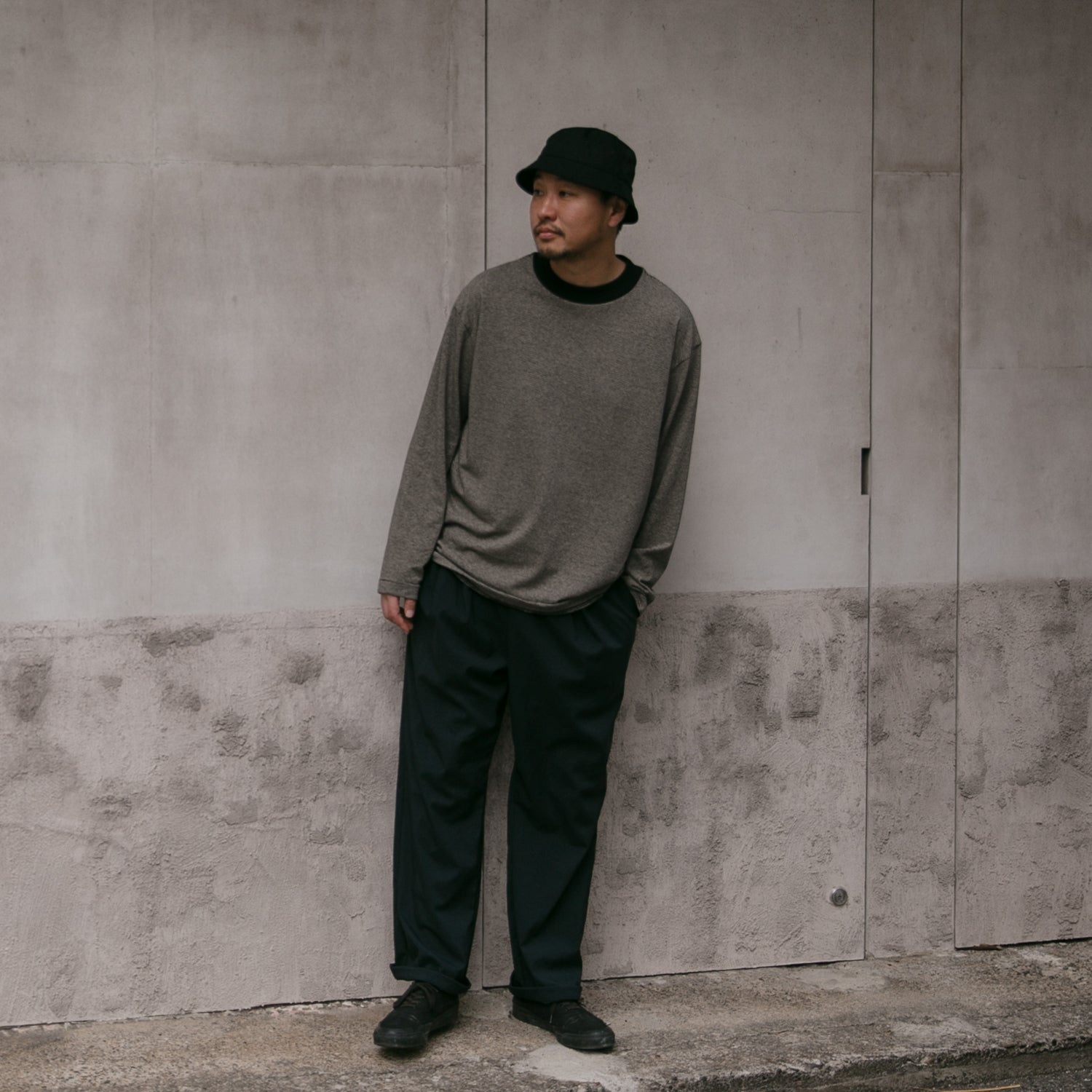 Nylon relax pants No.2425