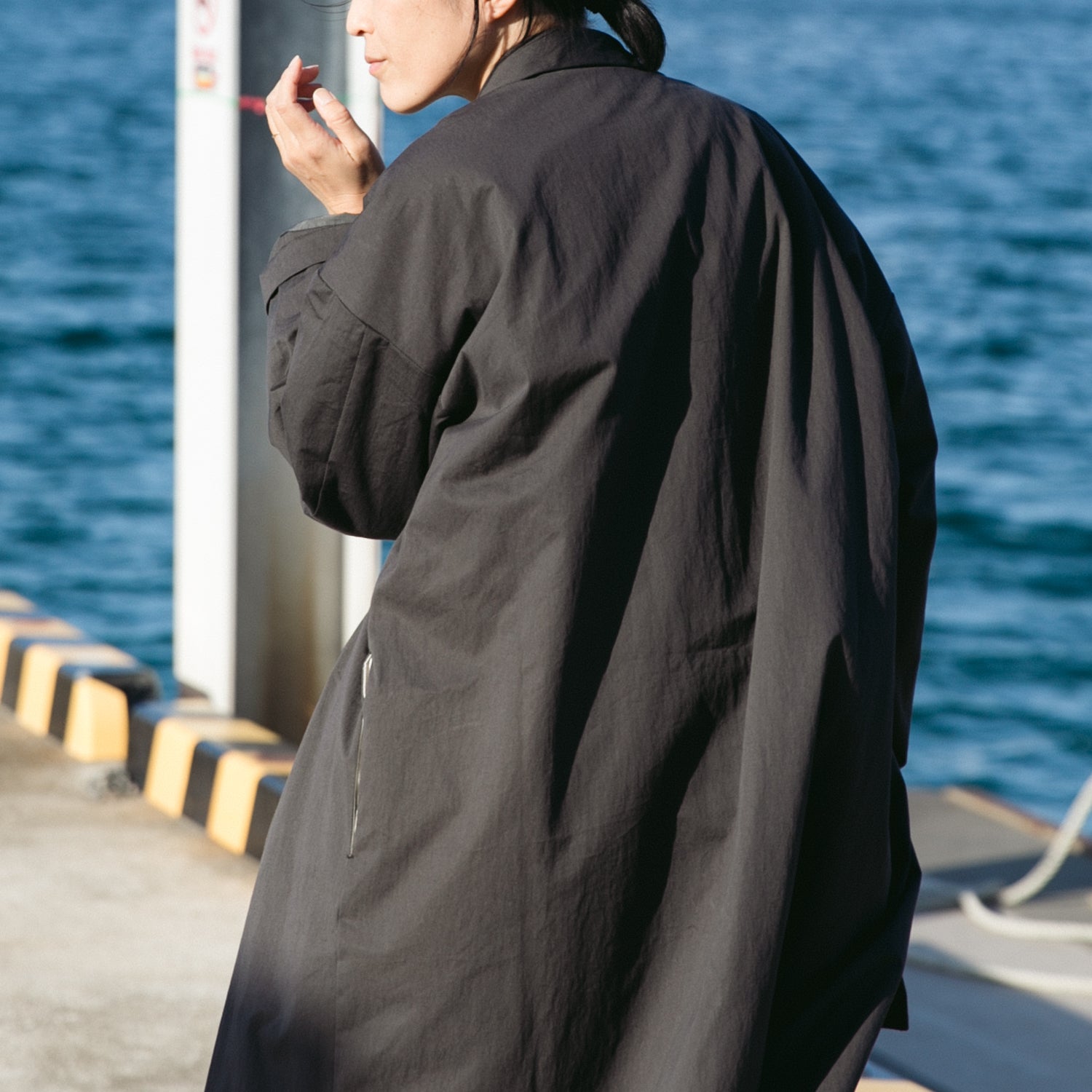 Cotton nylon<br>livery coat<br>tailored collar<br>-lining-<br>No.2531