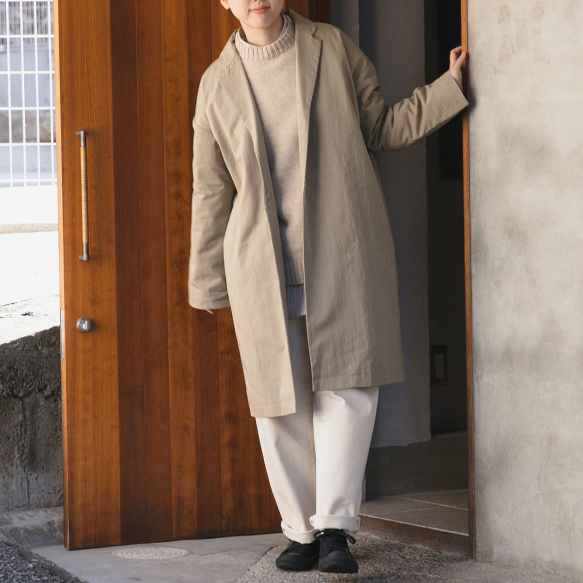 Cotton nylon<br>livery coat<br>tailored collar<br>-lining-<br>No.2531