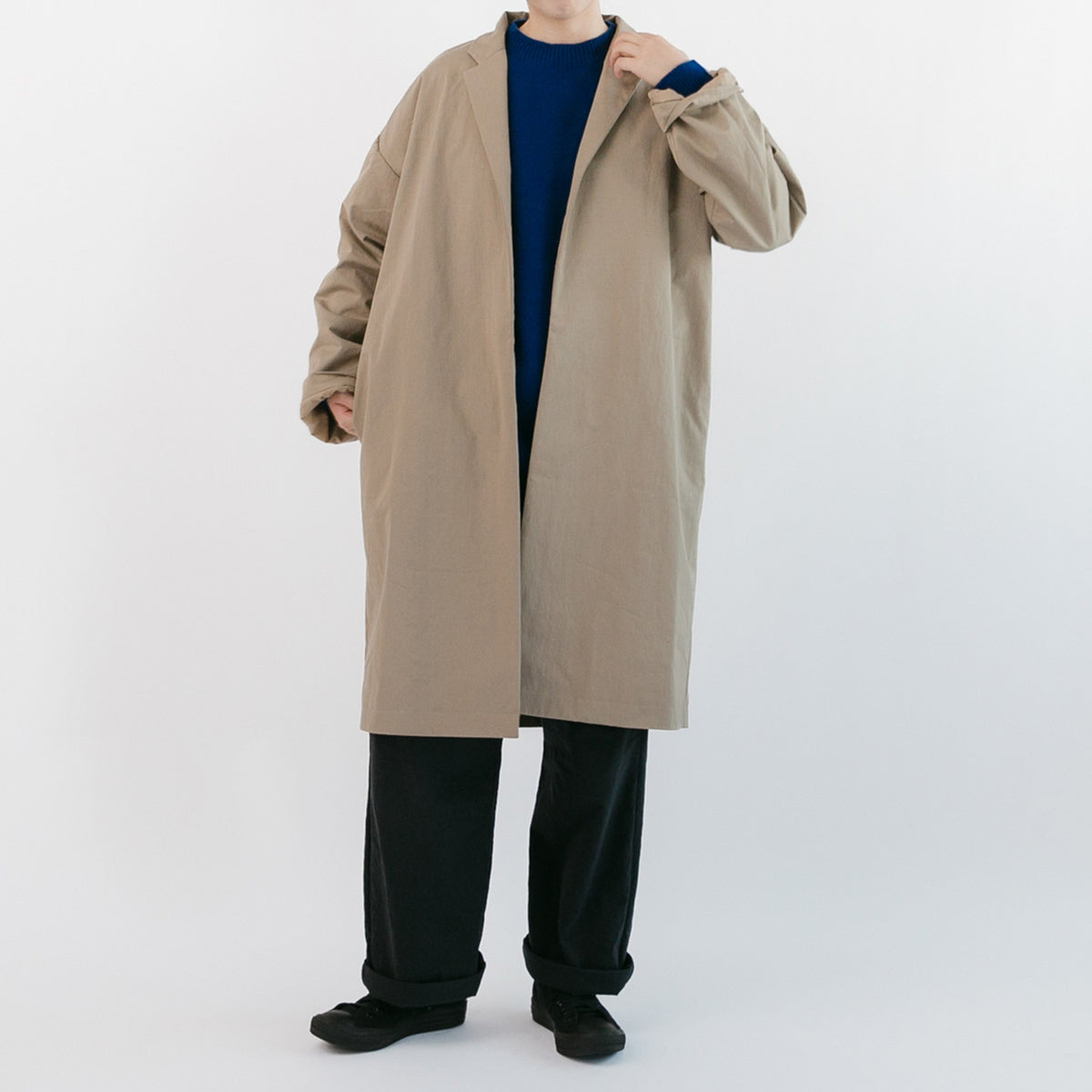 Cotton nylon<br>livery coat<br>tailored collar<br>-lining-<br>No.2531