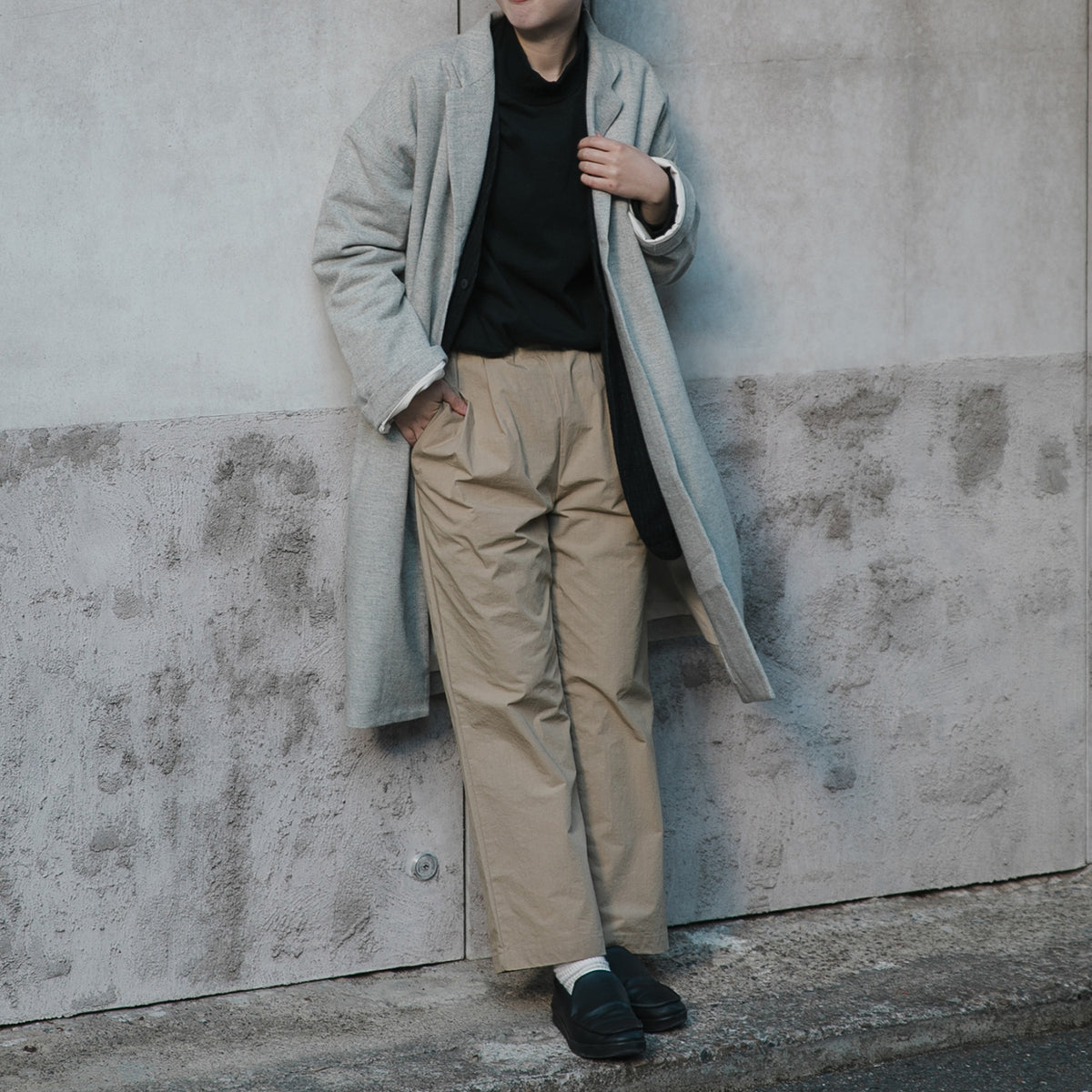 Herringbone<br>livery coat<br>tailored collar<br>-lining-<br>No.2532