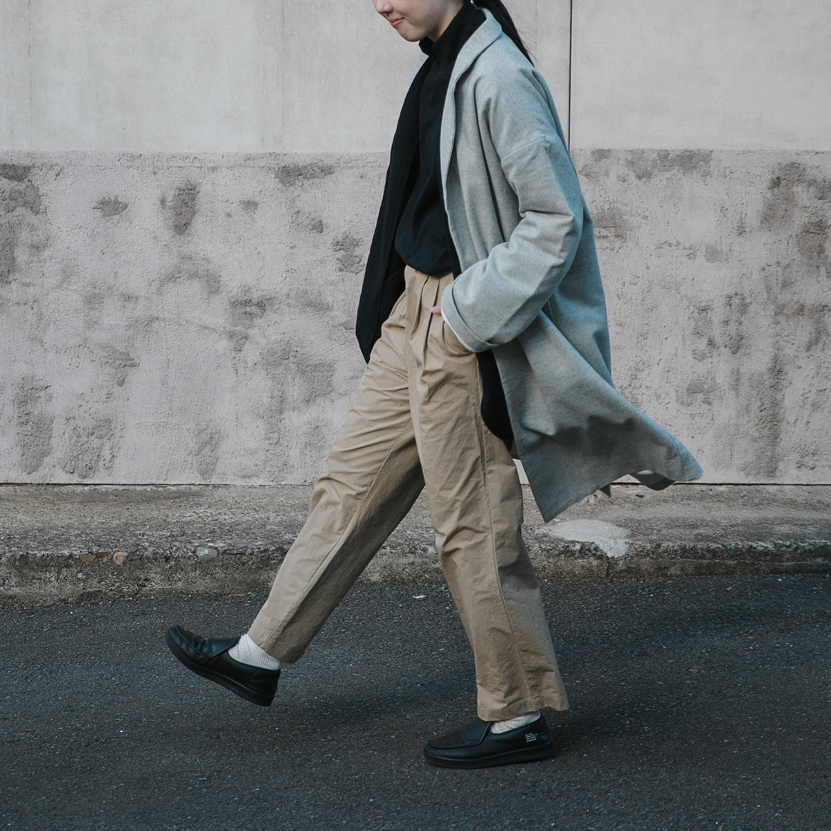 Herringbone<br>livery coat<br>tailored collar<br>-lining-<br>No.2532