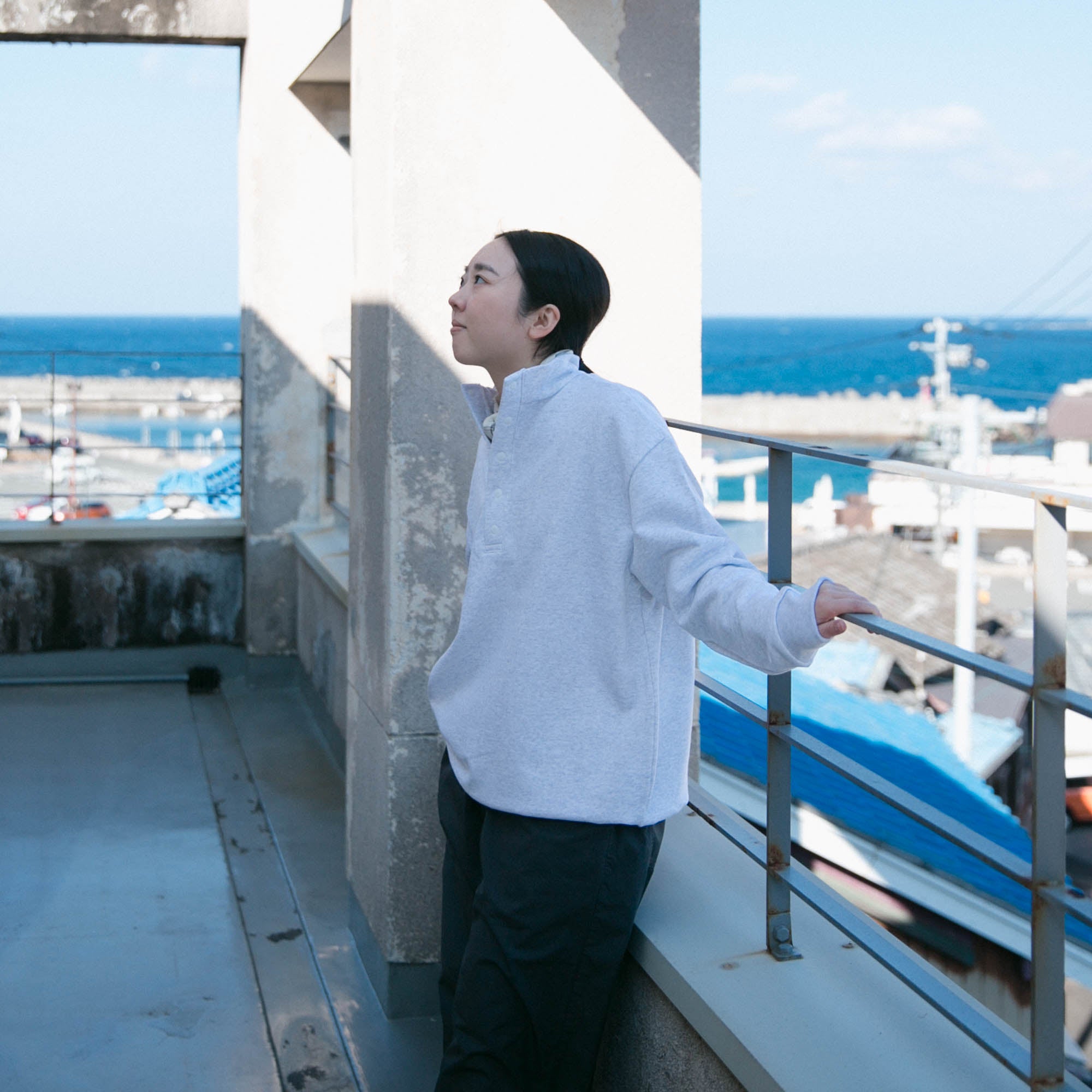 Half button pullover<br>No.2545