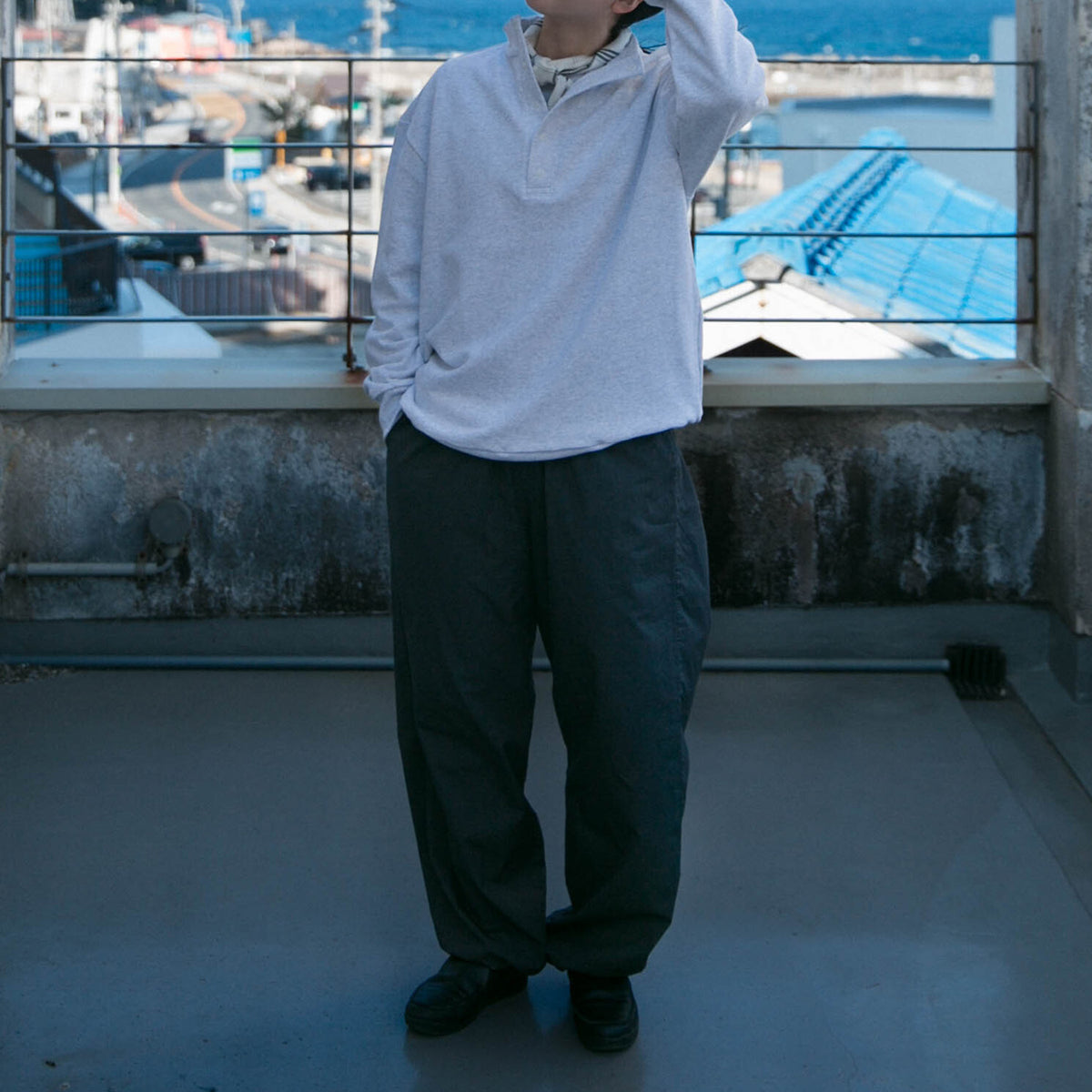 Half button pullover<br>No.2545
