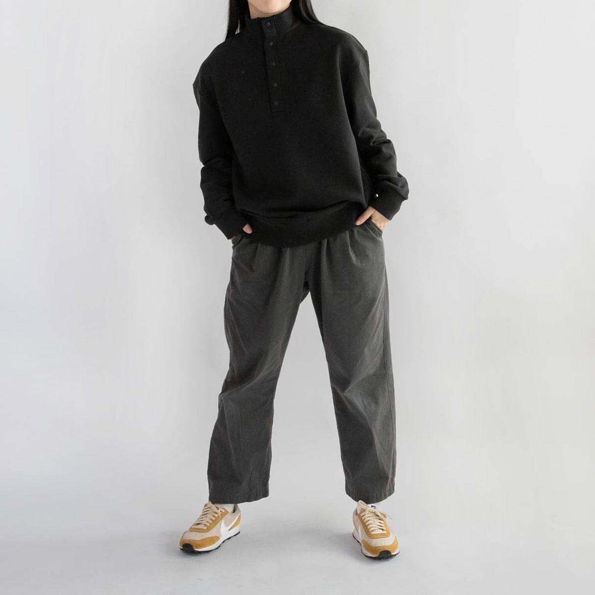 Half button pullover<br>No.2545