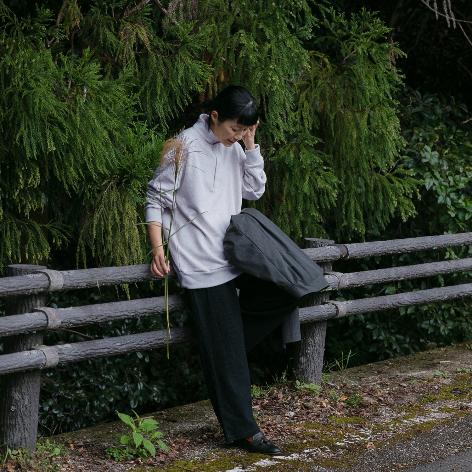 Half button pullover<br>No.2545