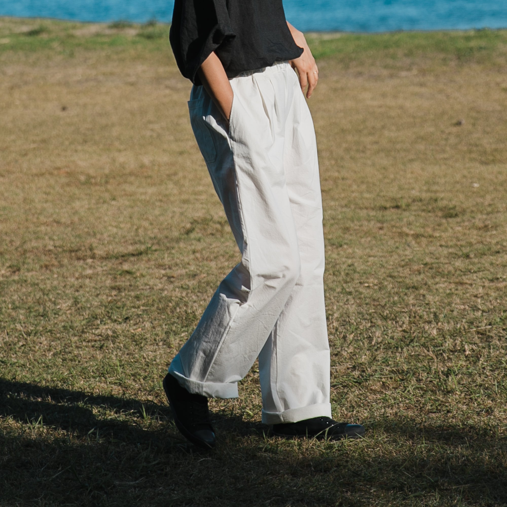 Relax semiwide pants<br>No.2561