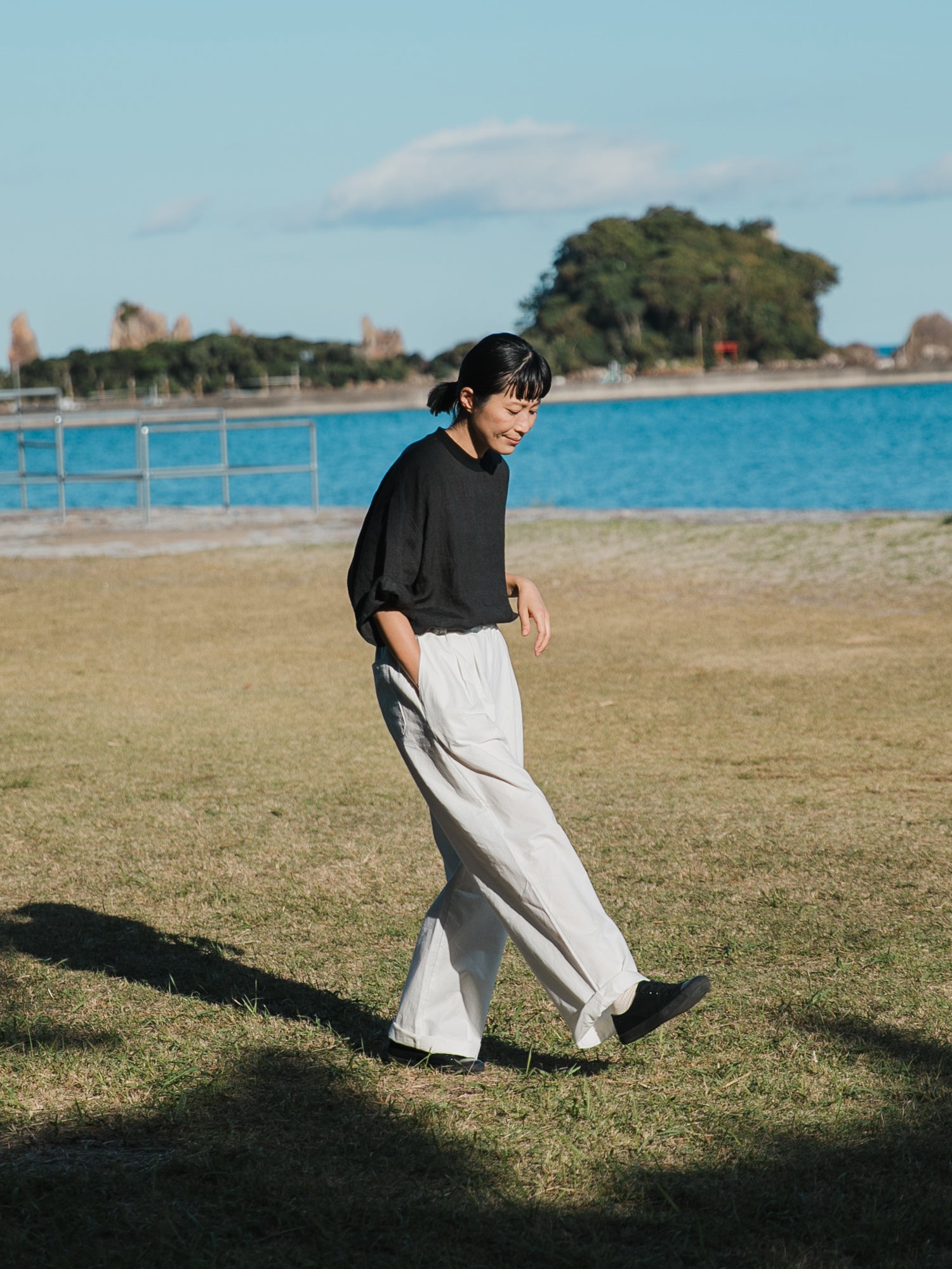 Relax semiwide pants<br>No.2561