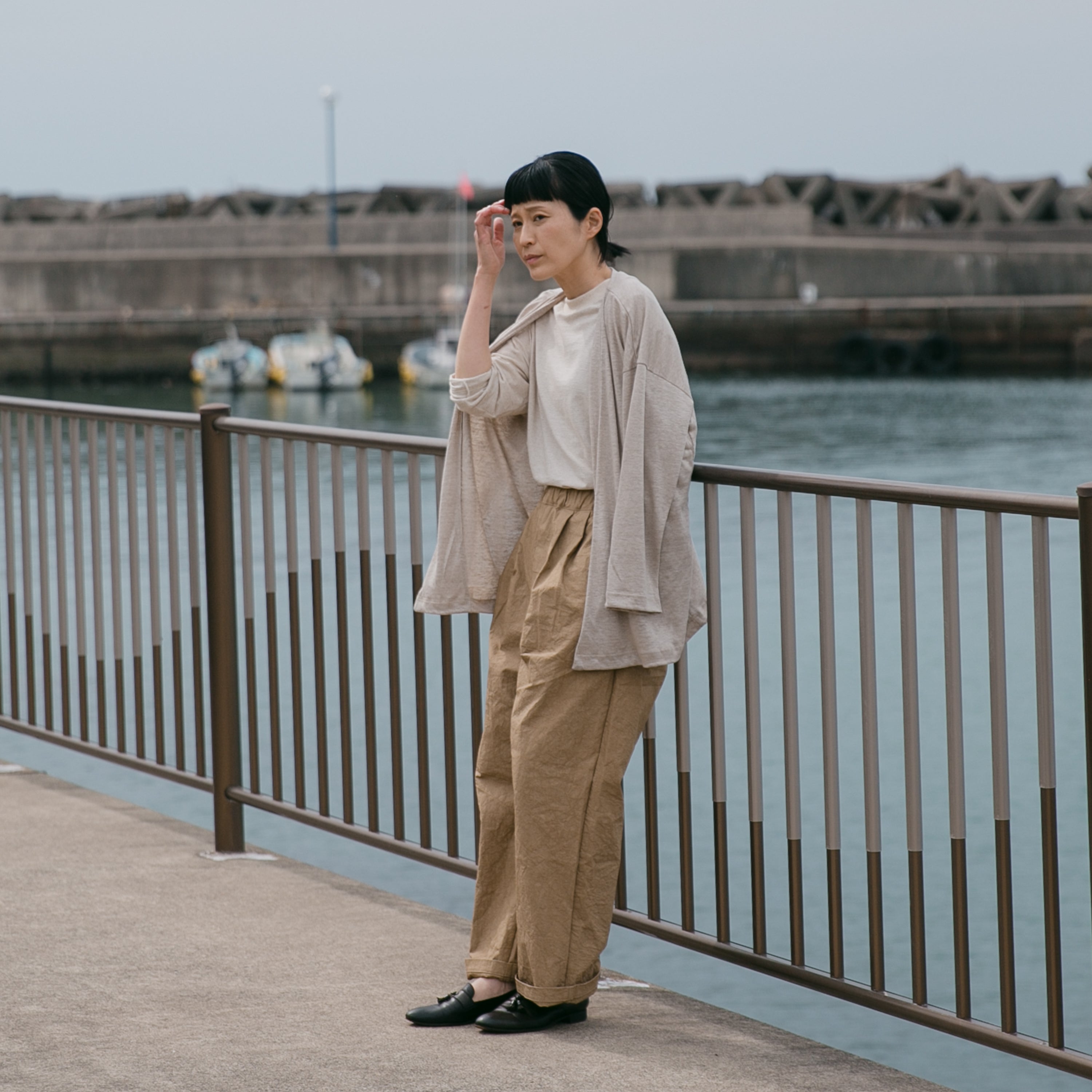 Relax semiwide pants<br>No.2608-N