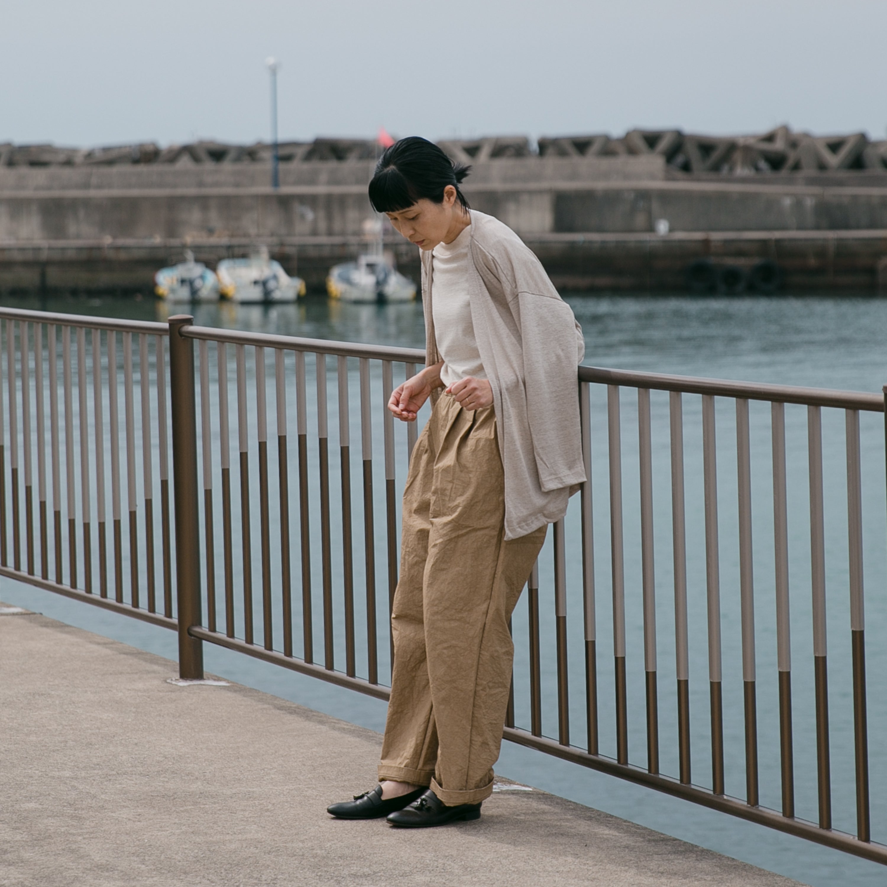 Relax semiwide pants<br>No.2608-N