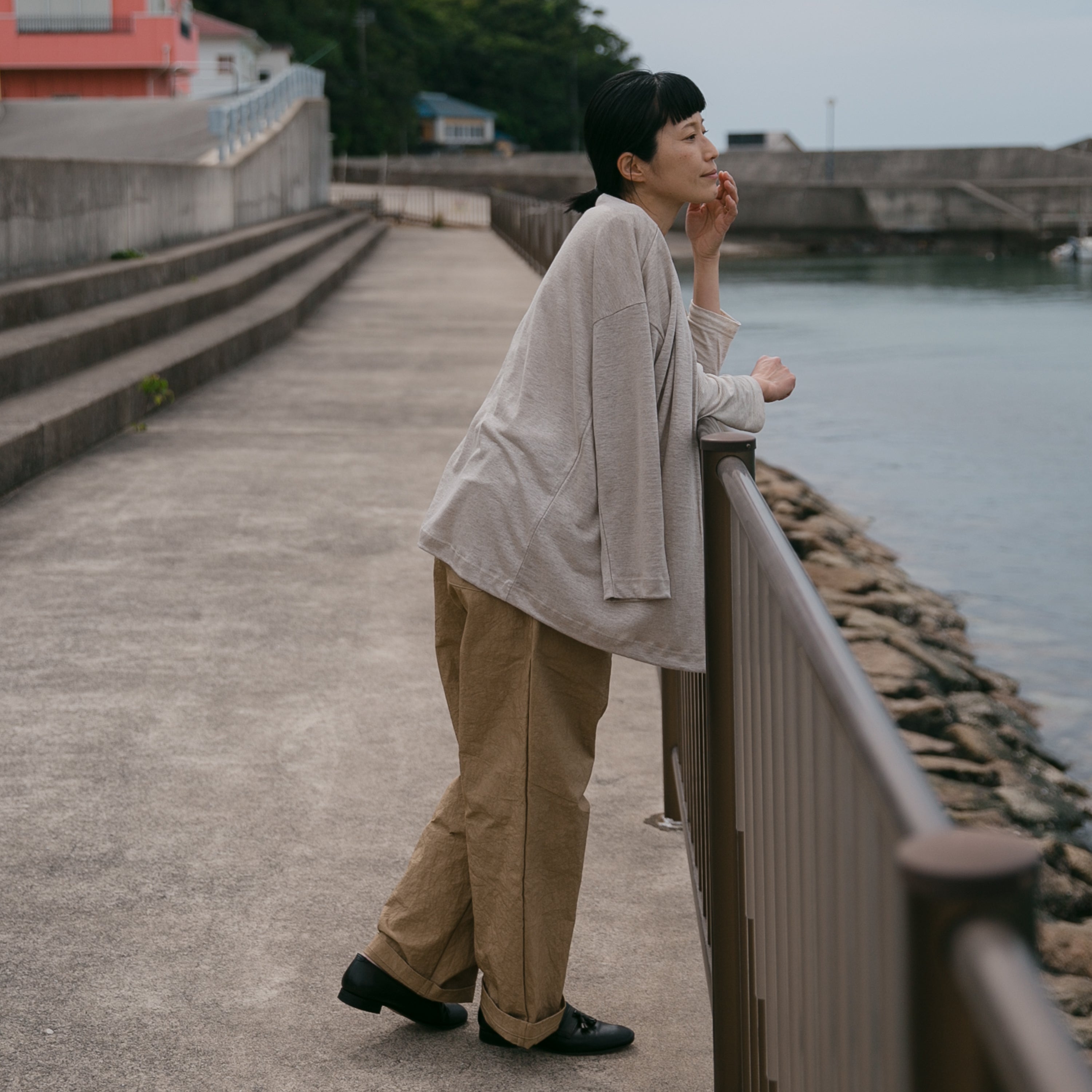 Relax semiwide pants<br>No.2608-N